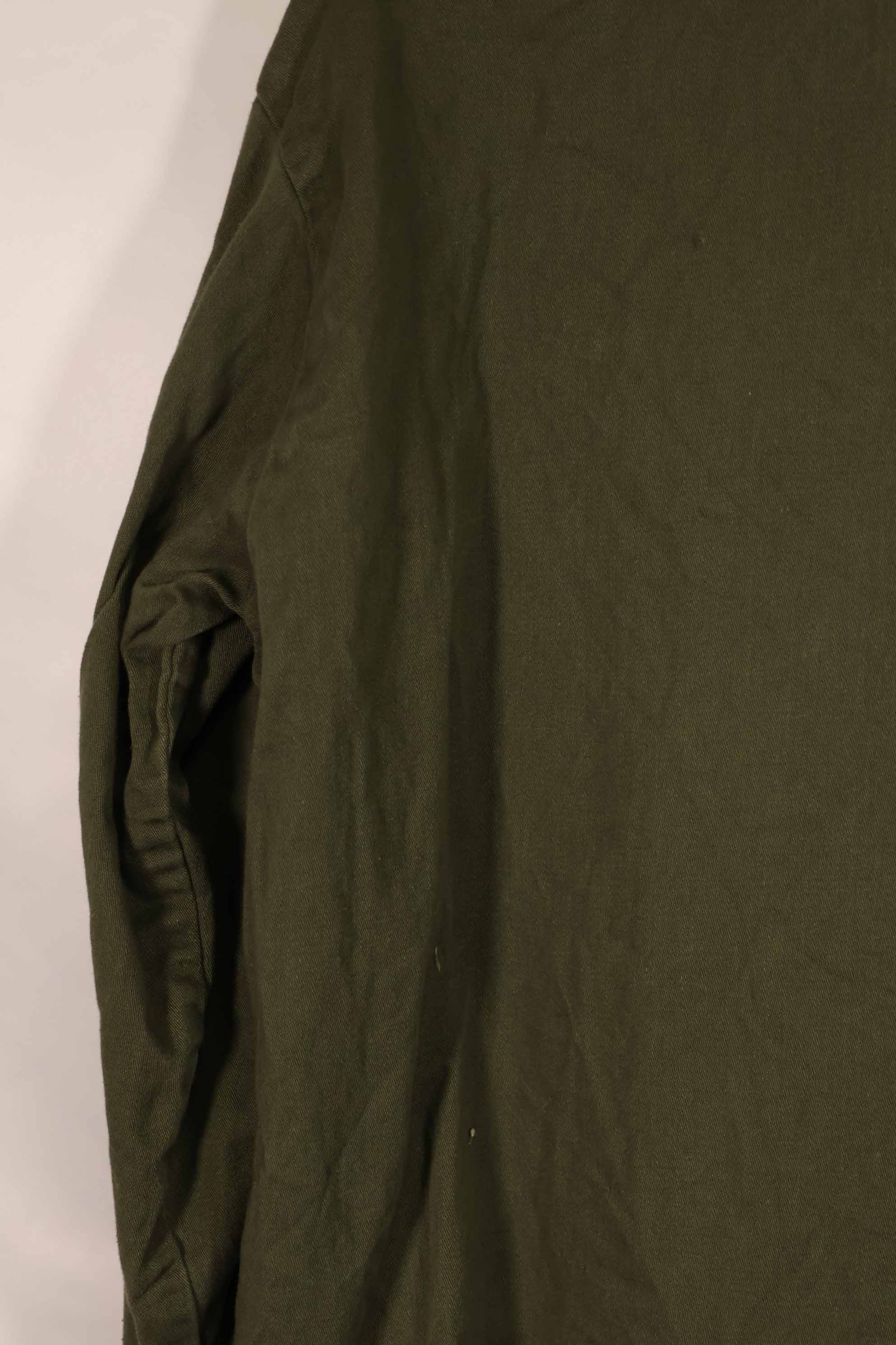 実物 1960年代初頭製 アメリカ軍 OG-107 ユーティリティシャツ サイズタグなし 中古品 C