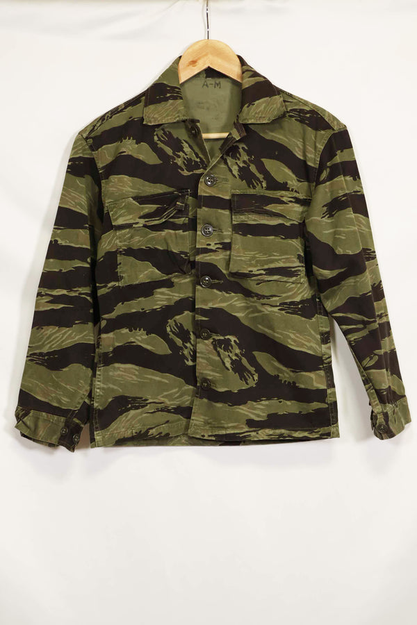 1960年代 クラシックパターン タイガーストライプ シャツ Asian Cut 中古品