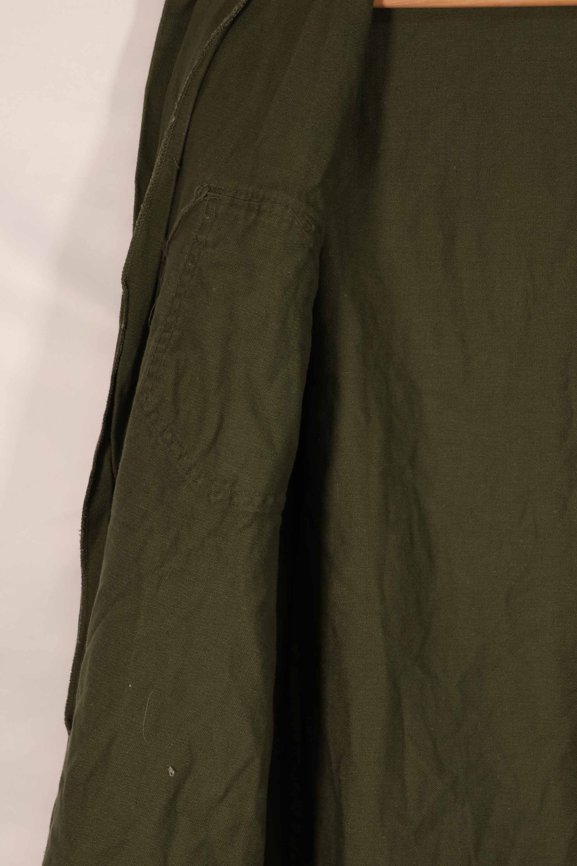 実物 1960年代初頭製 アメリカ軍 OG-107 ユーティリティシャツ サイズタグなし 中古品 C