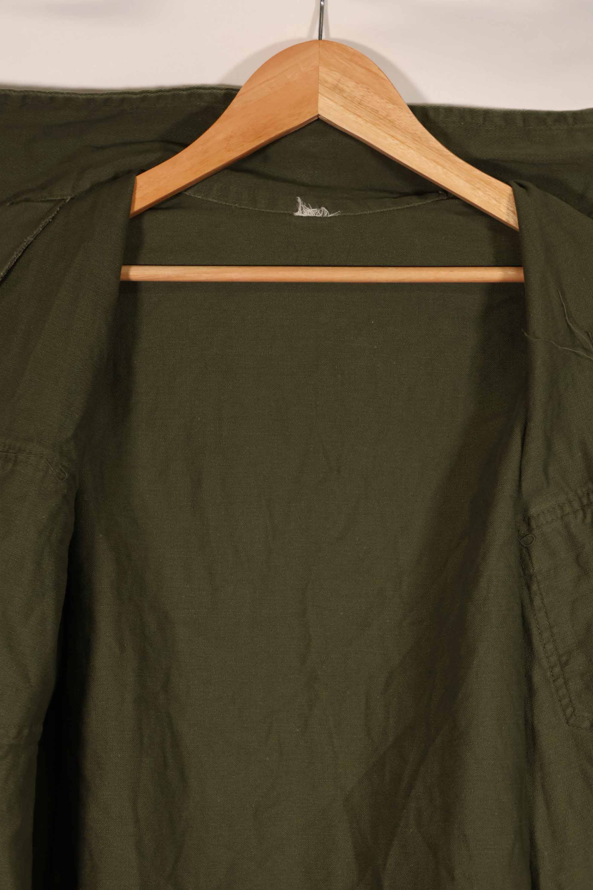 実物 1960年代初頭製 アメリカ軍 OG-107 ユーティリティシャツ サイズタグなし 中古品 C