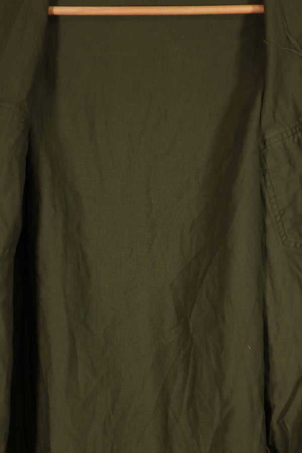 実物 1960年代初頭製 アメリカ軍 OG-107 ユーティリティシャツ サイズタグなし 中古品 C