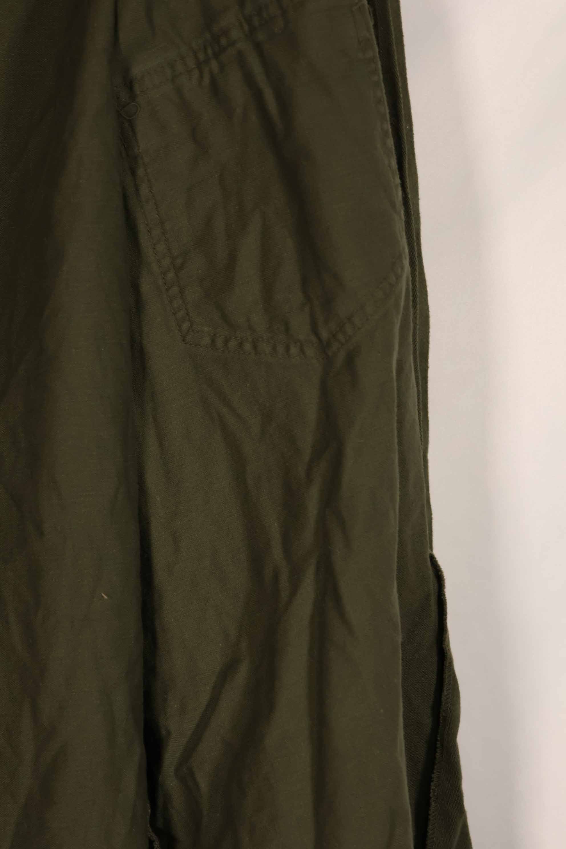 実物 1960年代初頭製 アメリカ軍 OG-107 ユーティリティシャツ サイズタグなし 中古品 C