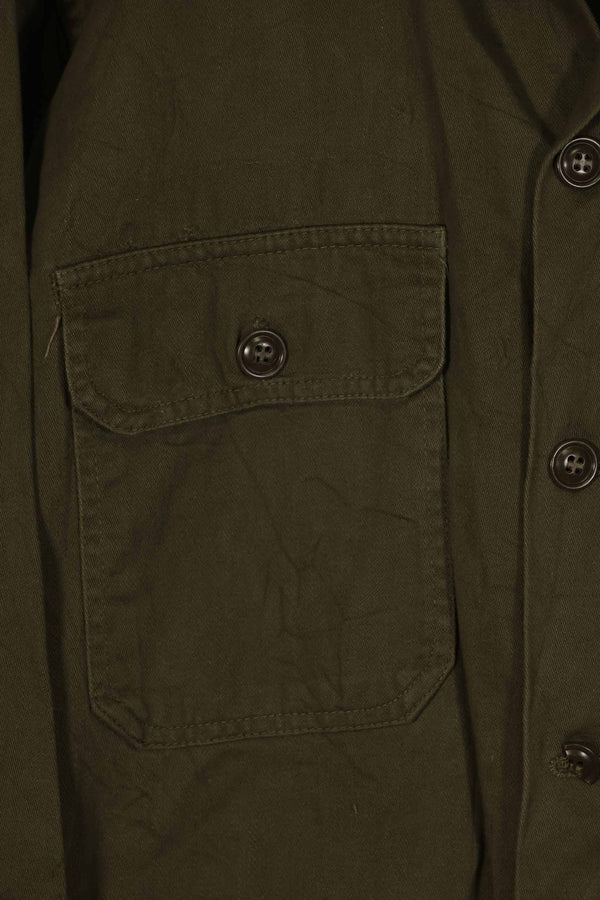実物 1960年代前半ロット アメリカ軍 OG-107 ユーティリティシャツ 中古品 A