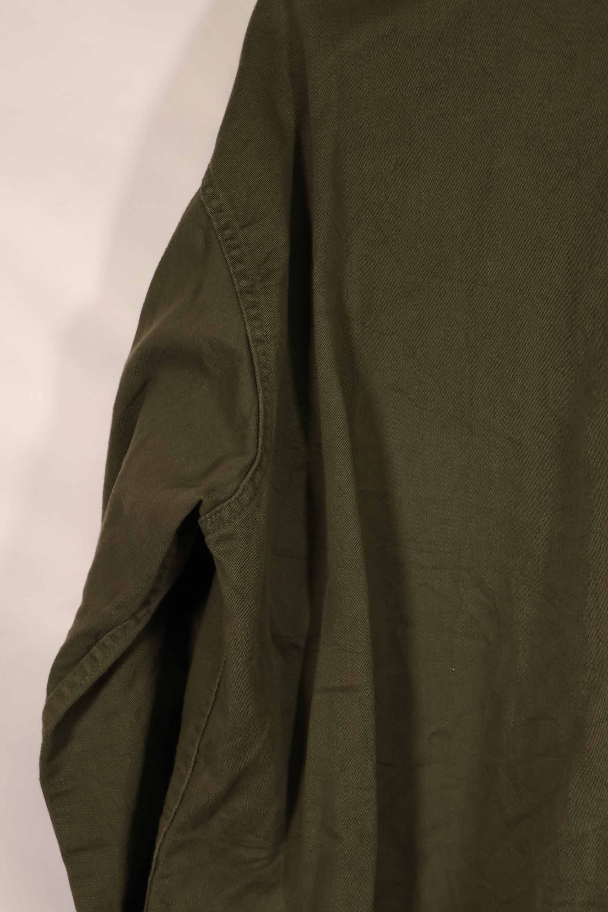 実物 1960年代前半ロット アメリカ軍 OG-107 ユーティリティシャツ 中古品 A