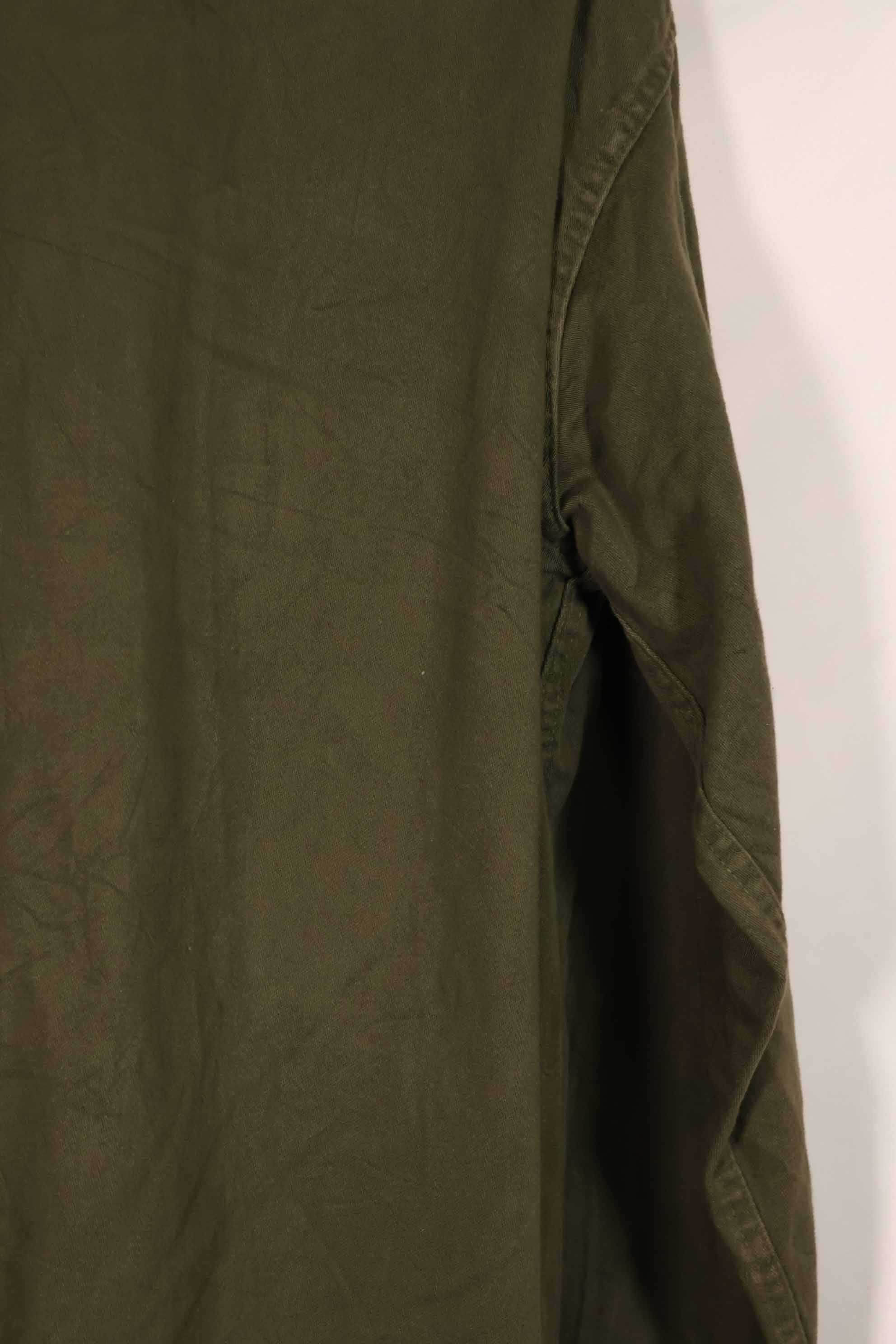 実物 1960年代前半ロット アメリカ軍 OG-107 ユーティリティシャツ 中古品 A