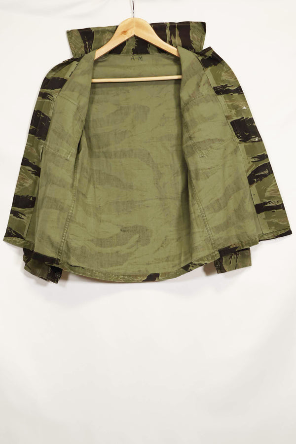 1960年代 クラシックパターン タイガーストライプ シャツ Asian Cut 中古品
