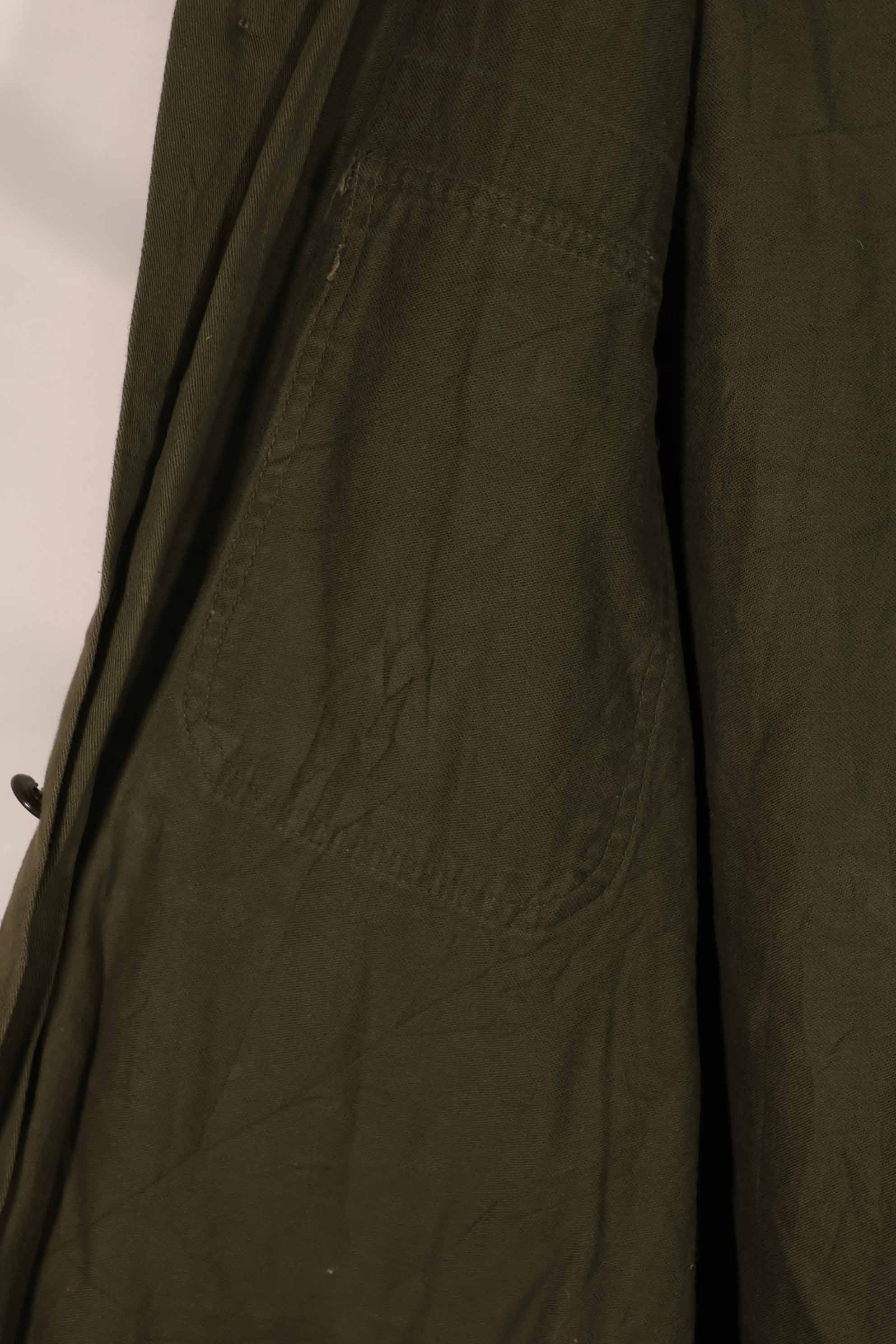 実物 1960年代前半ロット アメリカ軍 OG-107 ユーティリティシャツ 中古品 A