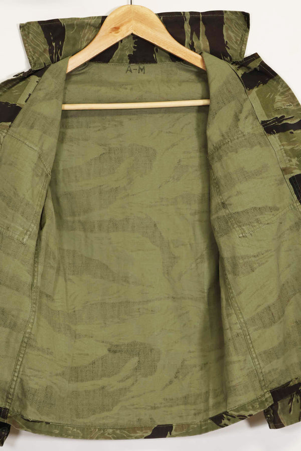1960年代 クラシックパターン タイガーストライプ シャツ Asian Cut 中古品