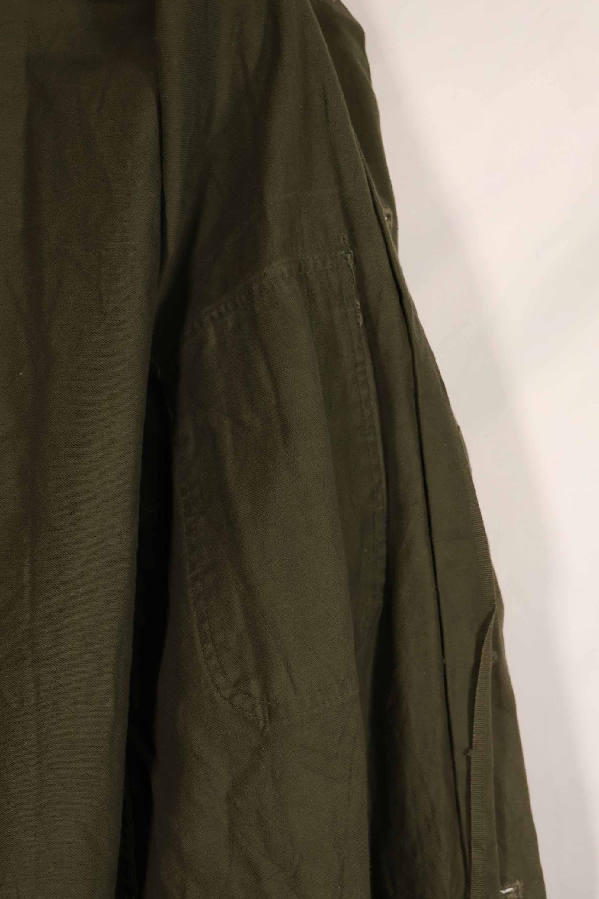 実物 1960年代前半ロット アメリカ軍 OG-107 ユーティリティシャツ 中古品 A