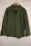 実物 1963年製 アメリカ軍 OG-107 ユーティリティシャツ サイズタグなし 中古品 B