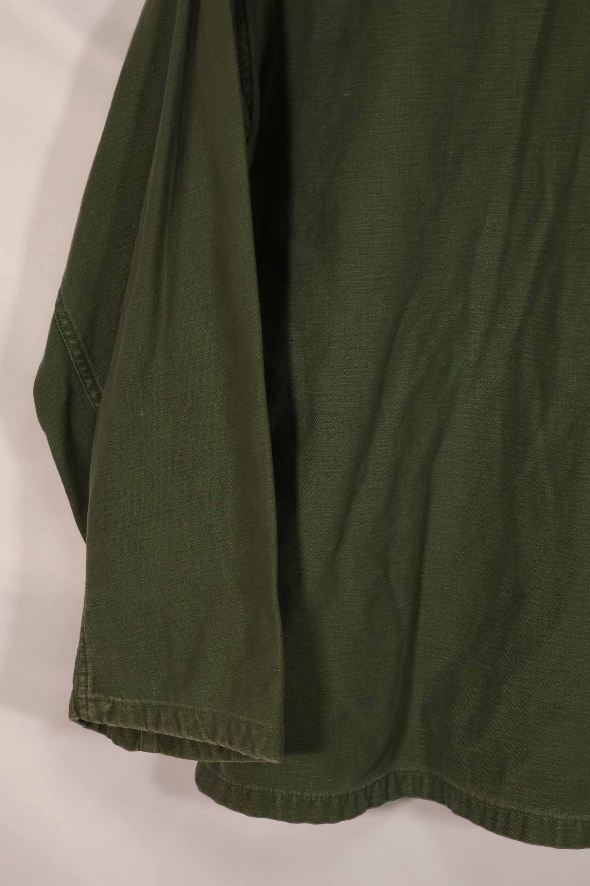 実物 1963年製 アメリカ軍 OG-107 ユーティリティシャツ サイズタグなし 中古品 B