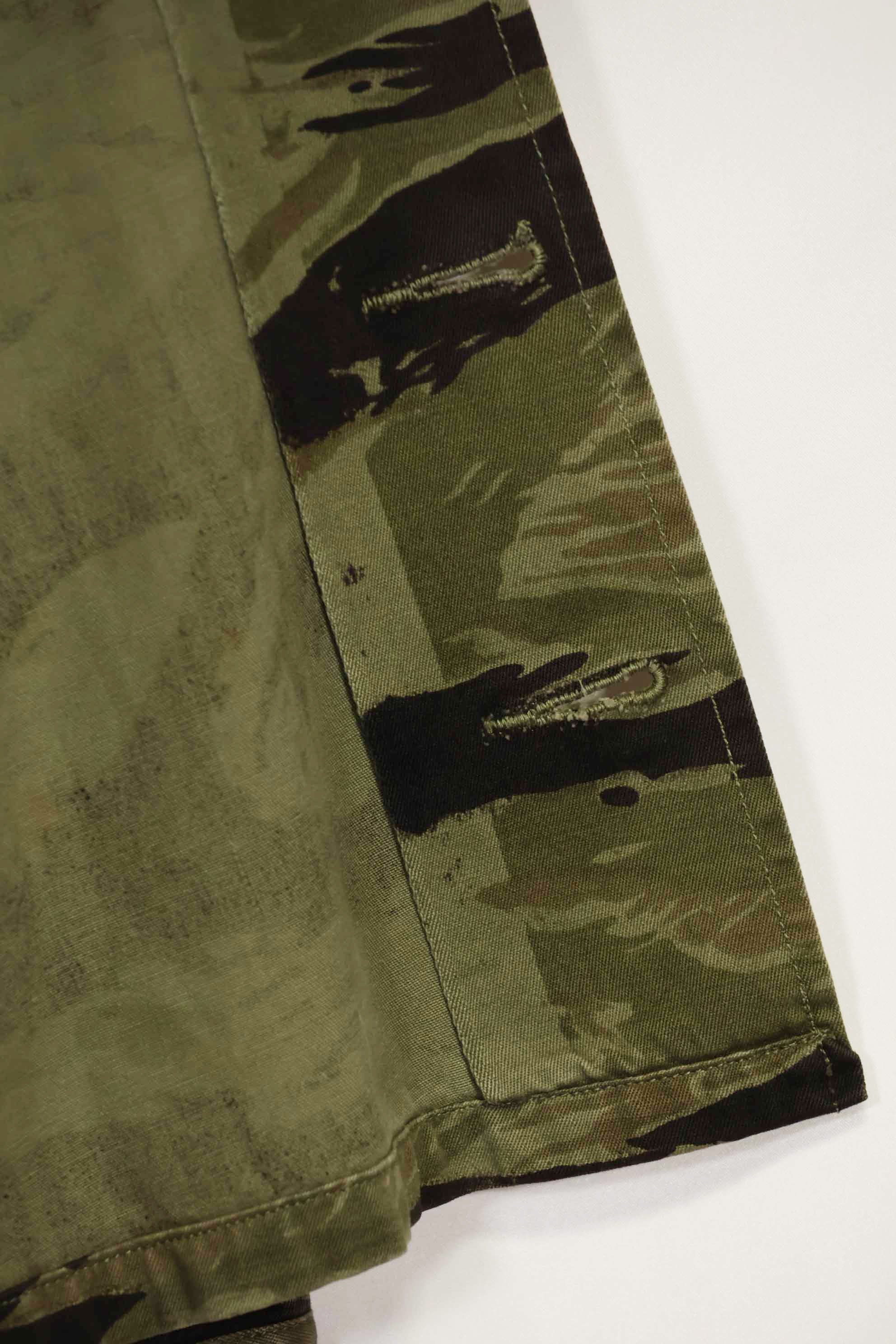 1960年代 クラシックパターン タイガーストライプ シャツ Asian Cut 中古品
