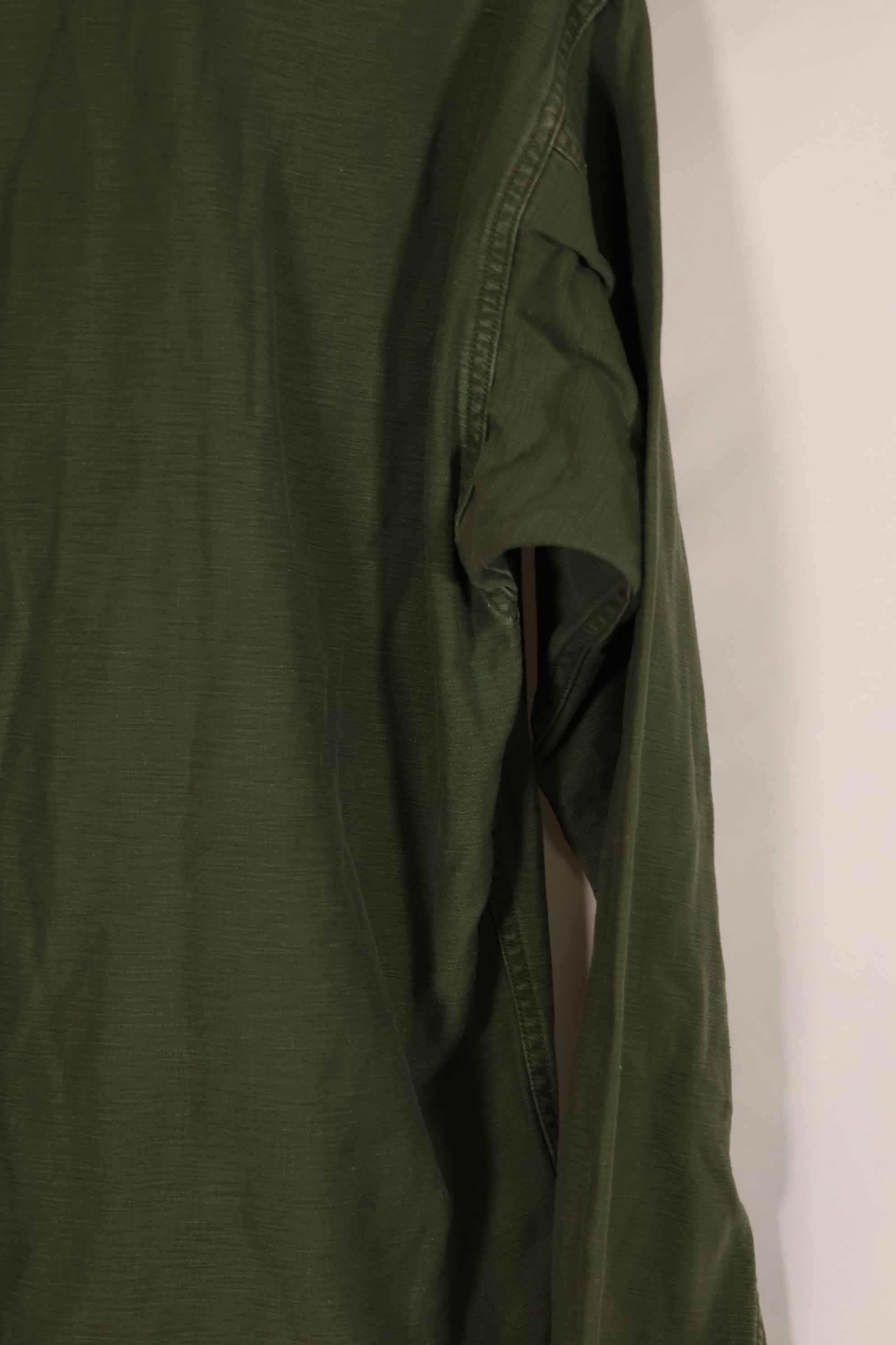 実物 1963年製 アメリカ軍 OG-107 ユーティリティシャツ サイズタグなし 中古品 B