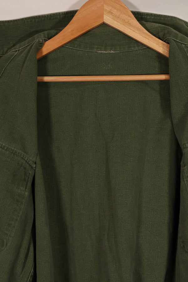 実物 1963年製 アメリカ軍 OG-107 ユーティリティシャツ サイズタグなし 中古品 B
