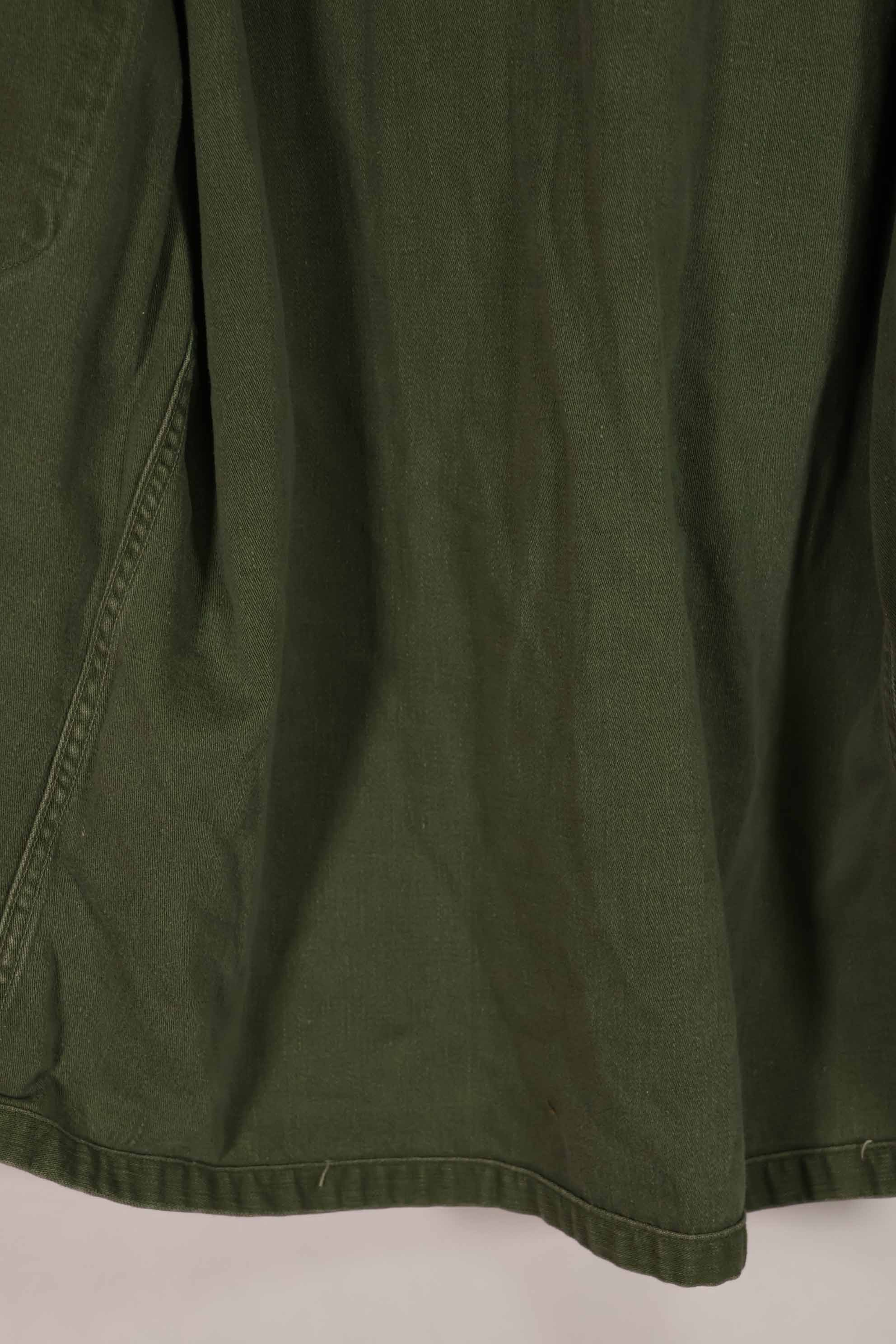 実物 1963年製 アメリカ軍 OG-107 ユーティリティシャツ サイズタグなし 中古品 B