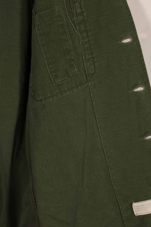 実物 1963年製 アメリカ軍 OG-107 ユーティリティシャツ サイズタグなし 中古品 B