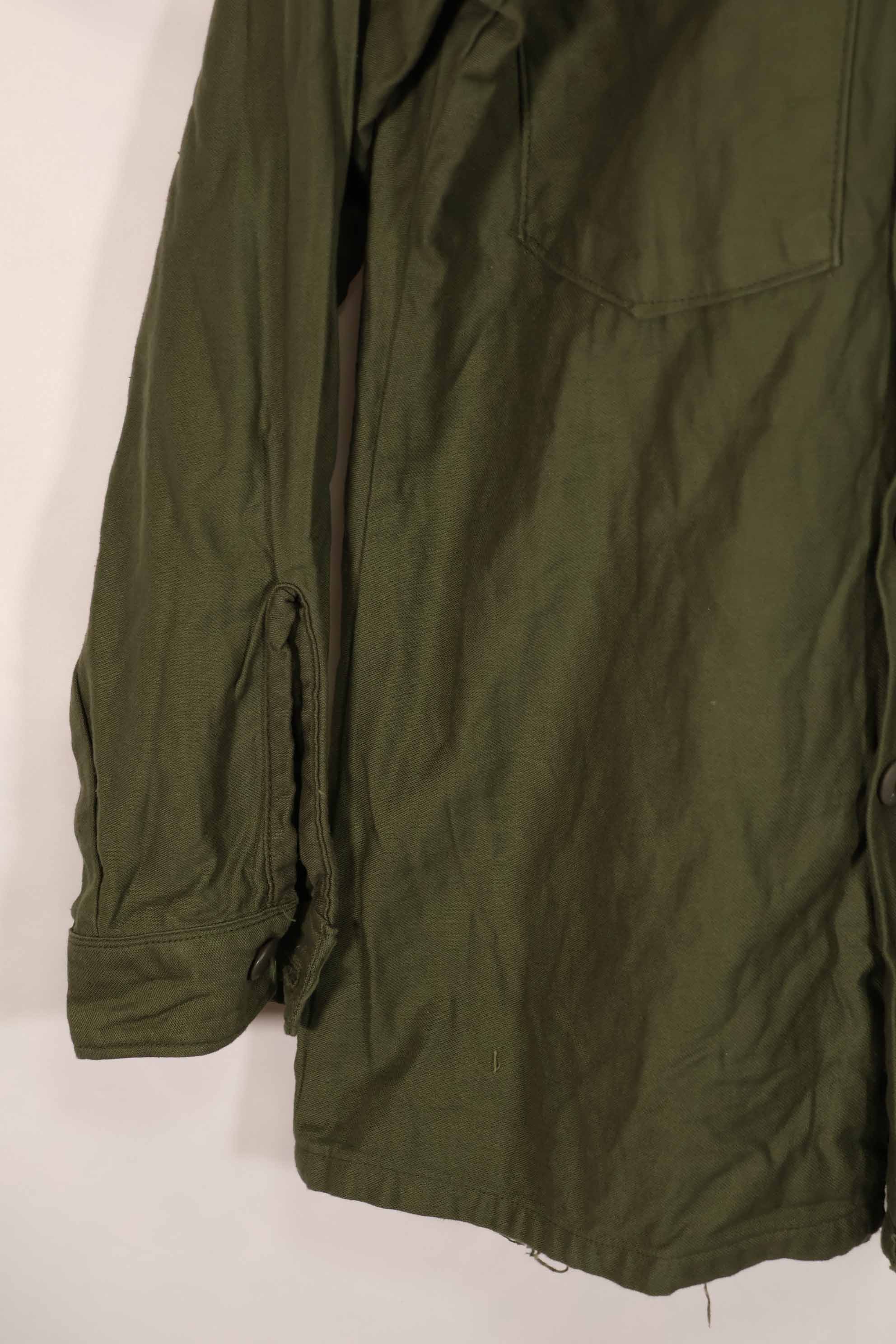 実物 1971年製 アメリカ軍 OG-107 ユーティリティシャツ ほぼ未使用品 A