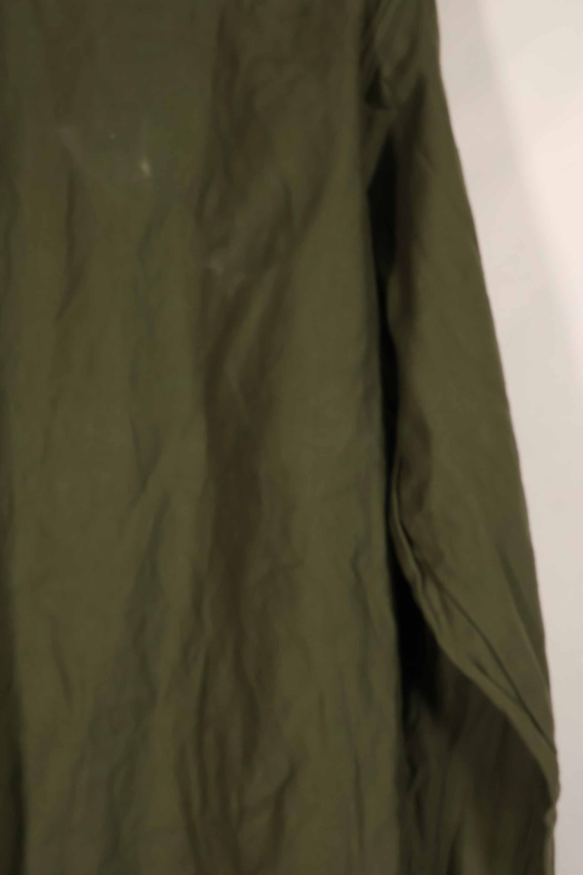 実物 1971年製 アメリカ軍 OG-107 ユーティリティシャツ ほぼ未使用品 A