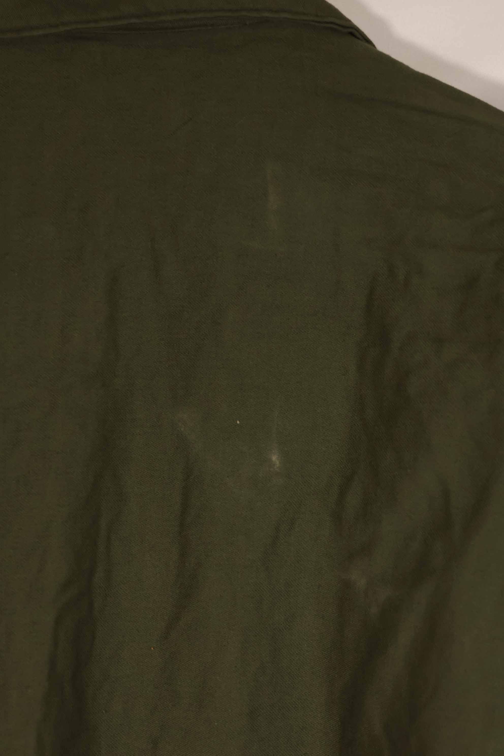 実物 1971年製 アメリカ軍 OG-107 ユーティリティシャツ ほぼ未使用品 A