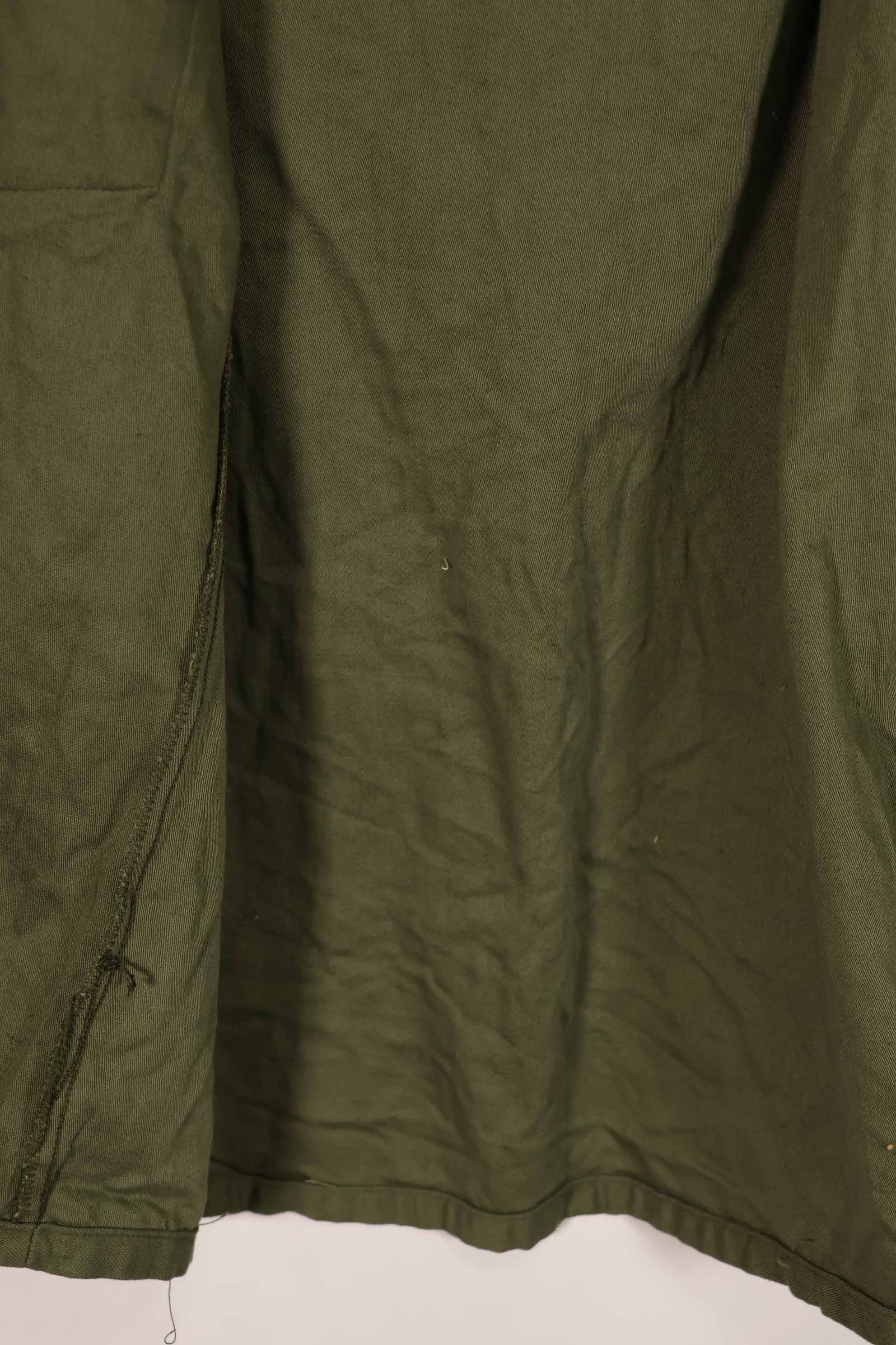 実物 1971年製 アメリカ軍 OG-107 ユーティリティシャツ ほぼ未使用品 A