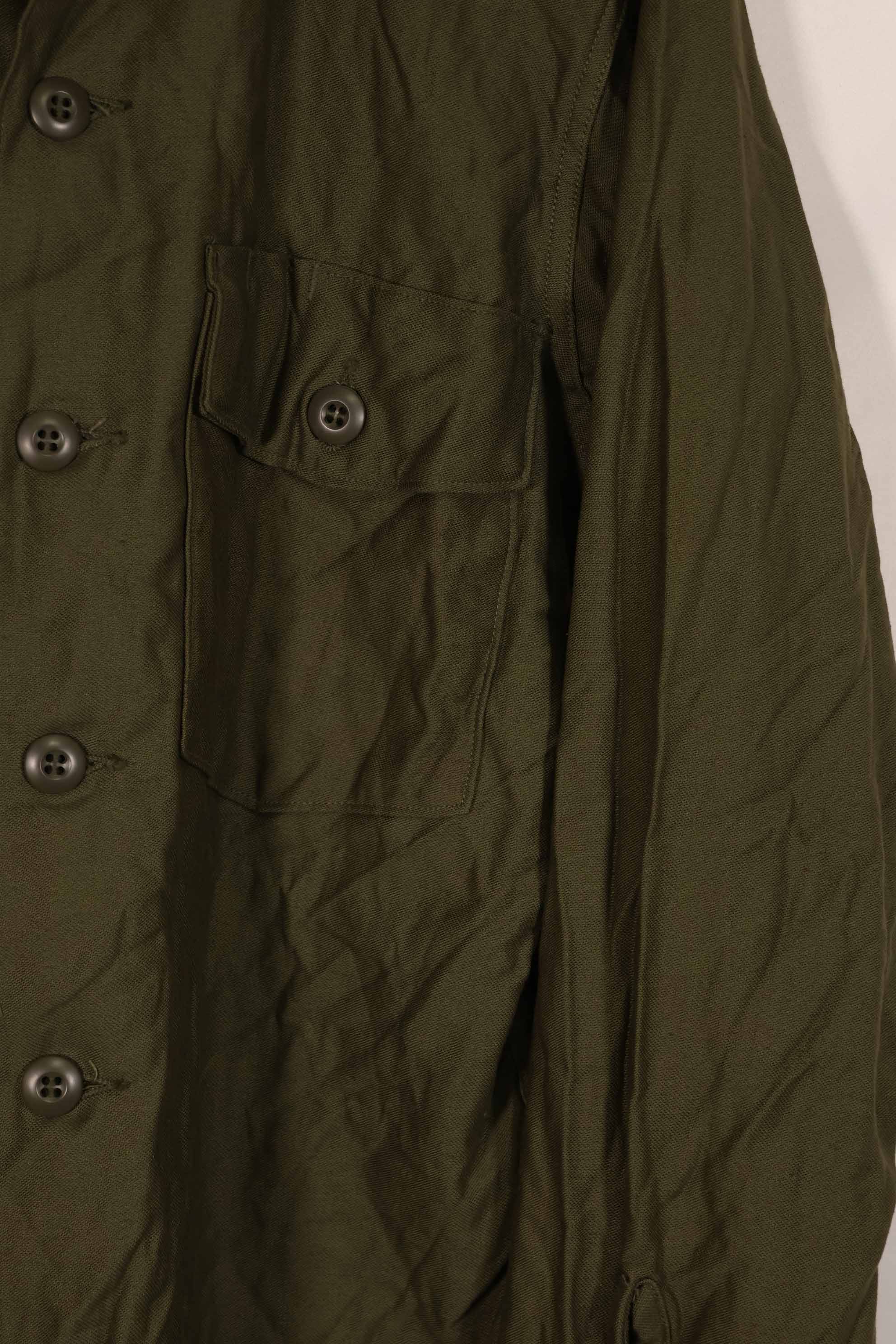 実物 1967年製 アメリカ軍 OG-107 ユーティリティシャツ ほぼ未使用品 B