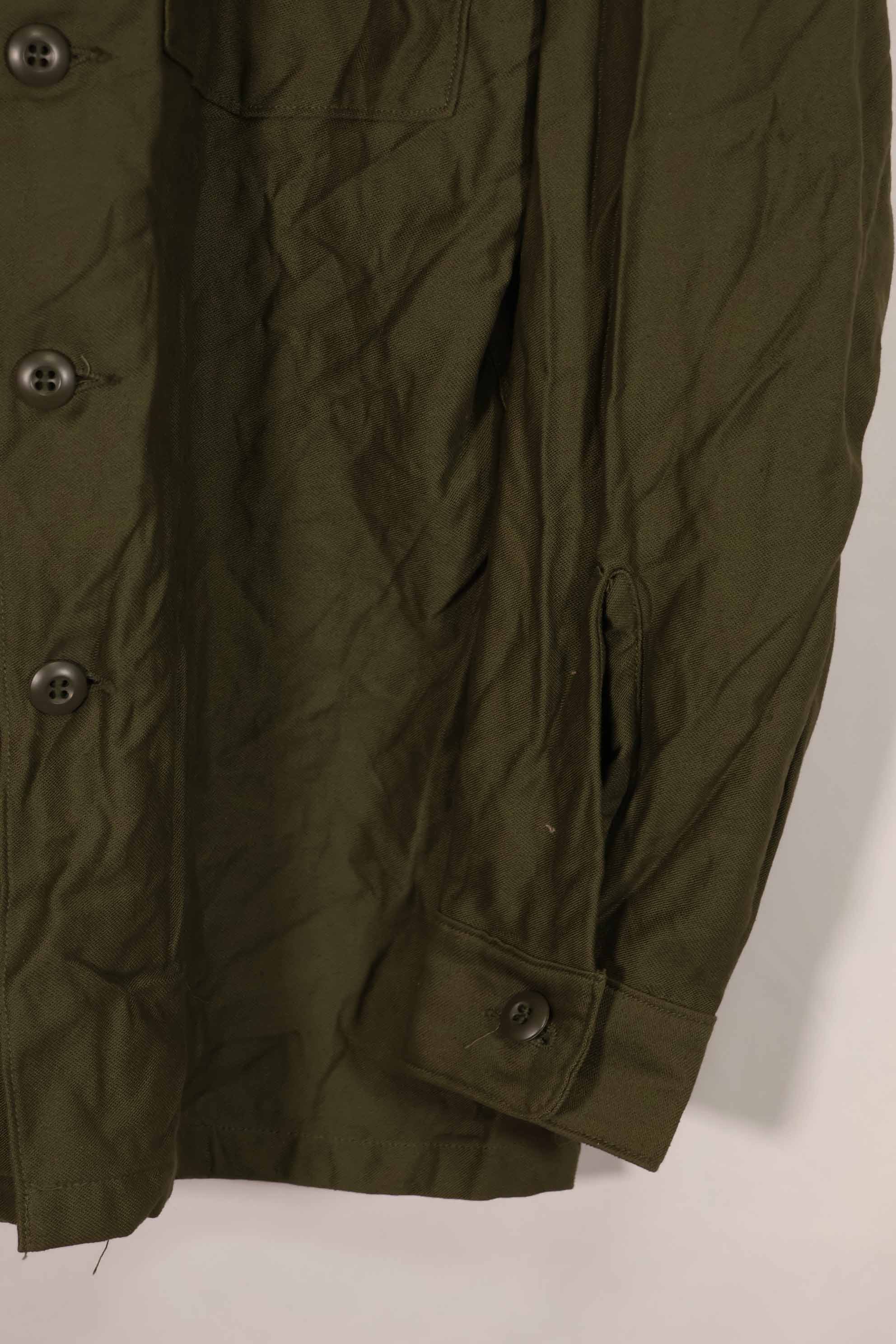 実物 1967年製 アメリカ軍 OG-107 ユーティリティシャツ ほぼ未使用品 B