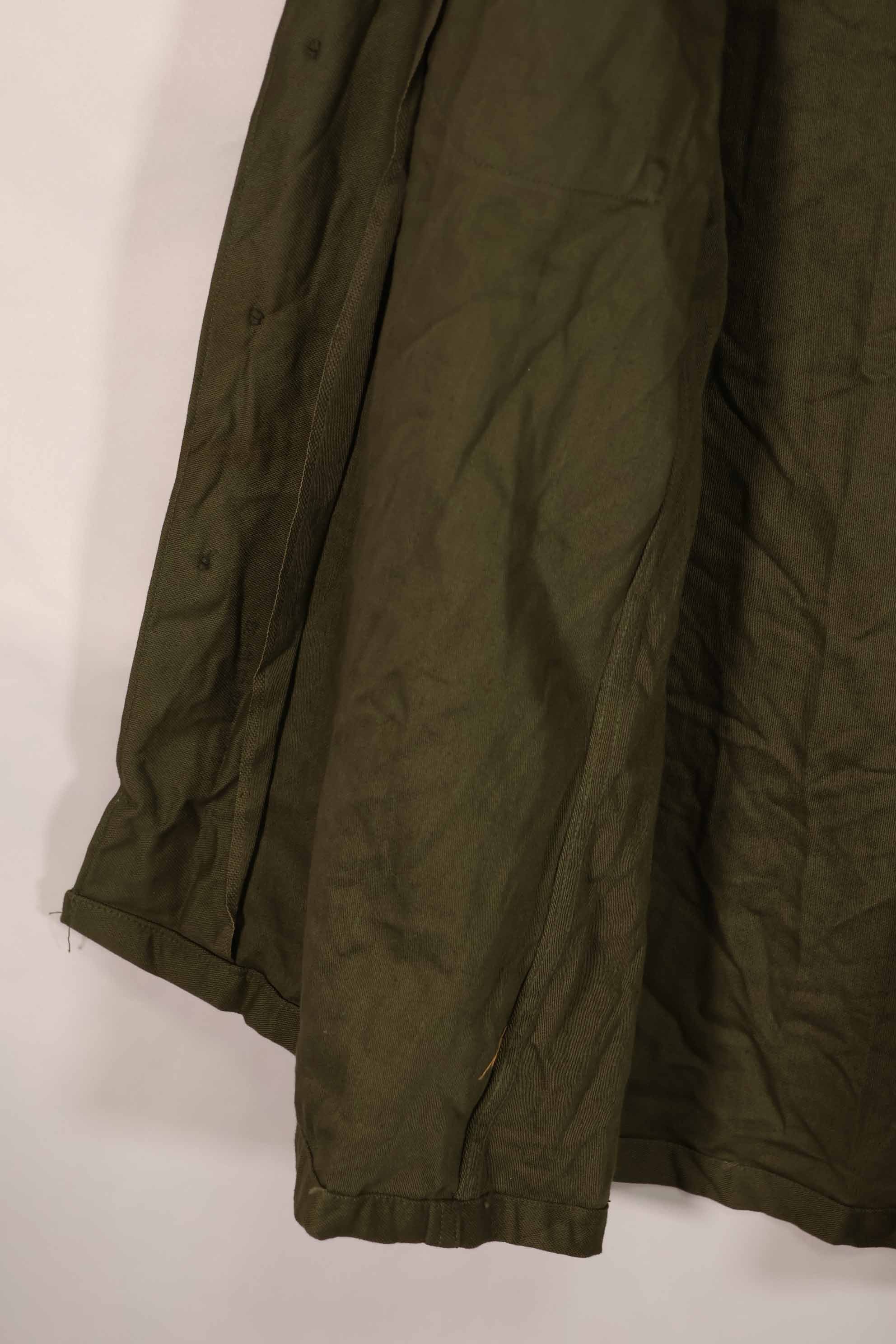 実物 1967年製 アメリカ軍 OG-107 ユーティリティシャツ ほぼ未使用品 B