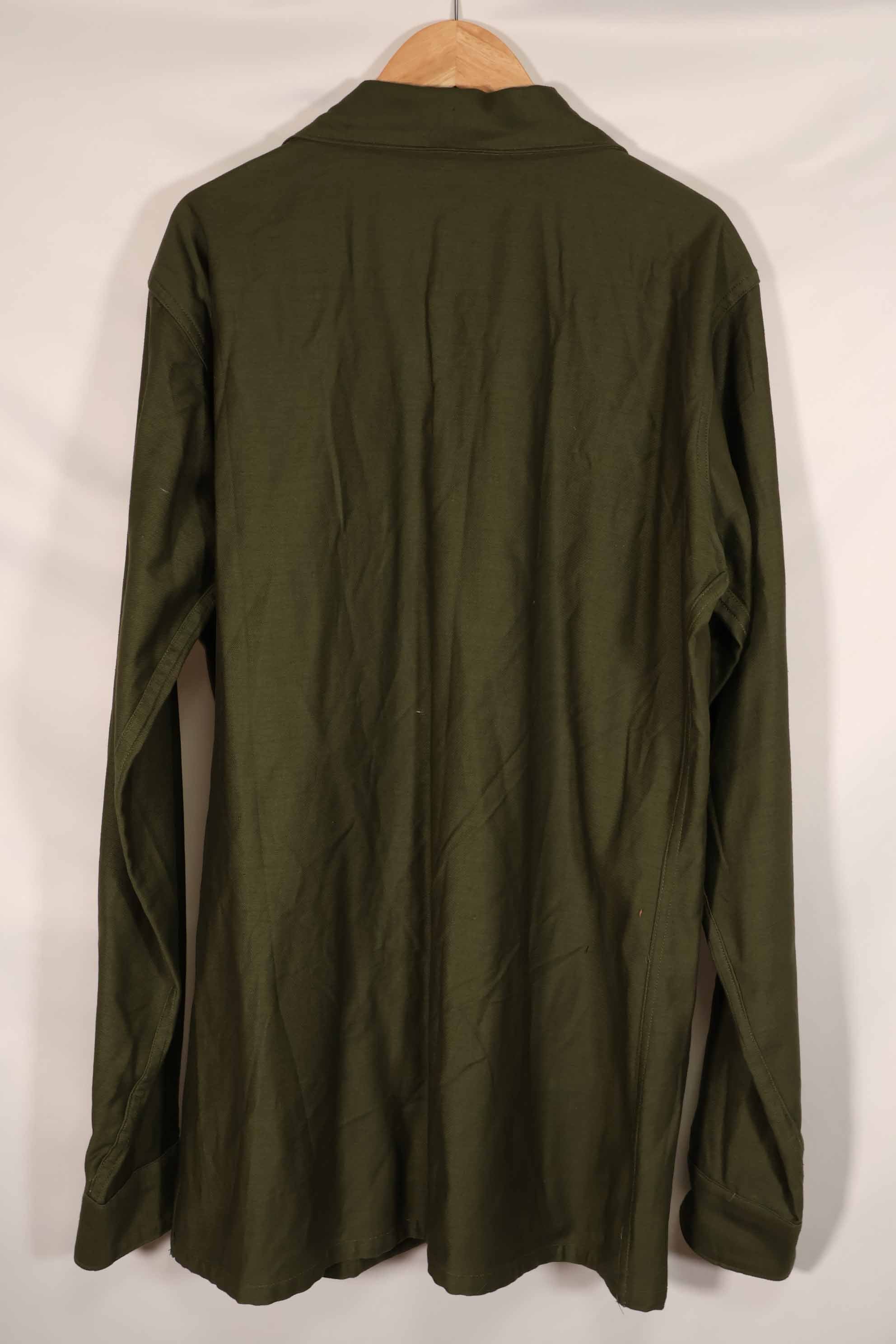 実物 1960年代前半ロット アメリカ軍 OG-107 ユーティリティシャツ ほぼ未使用品 C