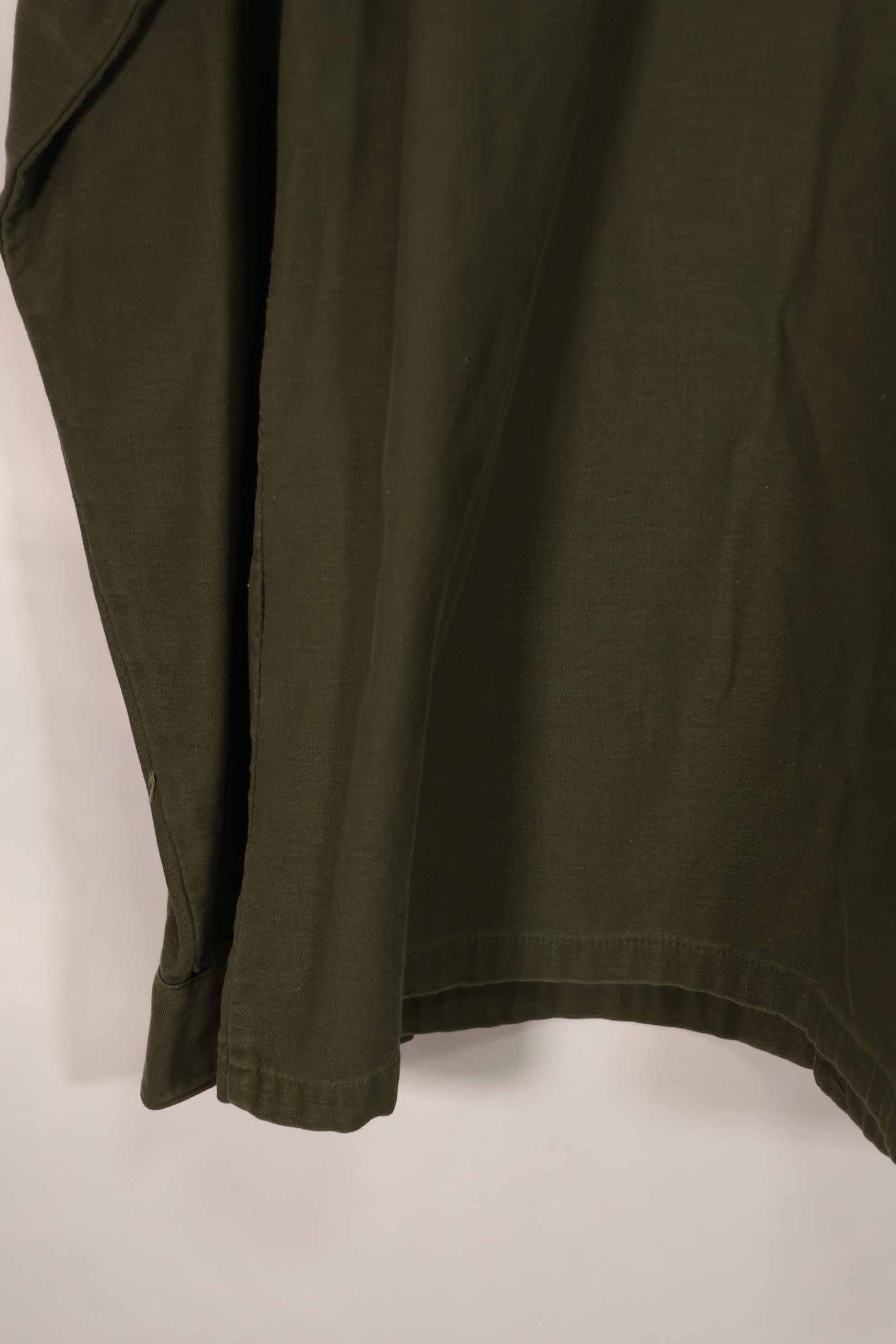 実物 1973年製 アメリカ軍 OG-107 ユーティリティシャツ 16 1/2 x 36 中古品 E