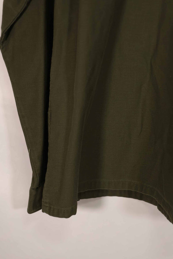 実物 1973年製 アメリカ軍 OG-107 ユーティリティシャツ 16 1/2 x 36 中古品 E