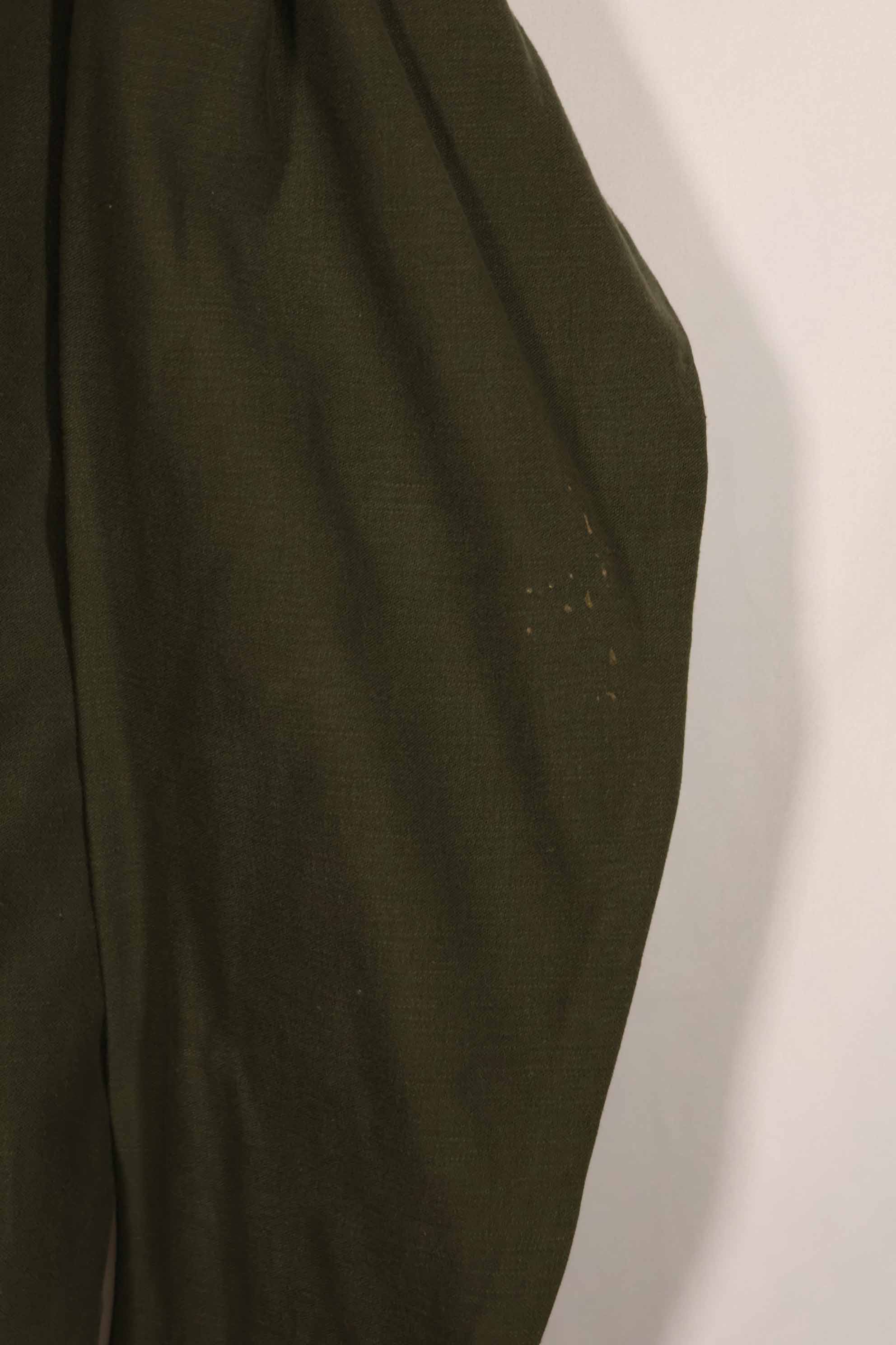 実物 1973年製 アメリカ軍 OG-107 ユーティリティシャツ 16 1/2 x 36 中古品 E