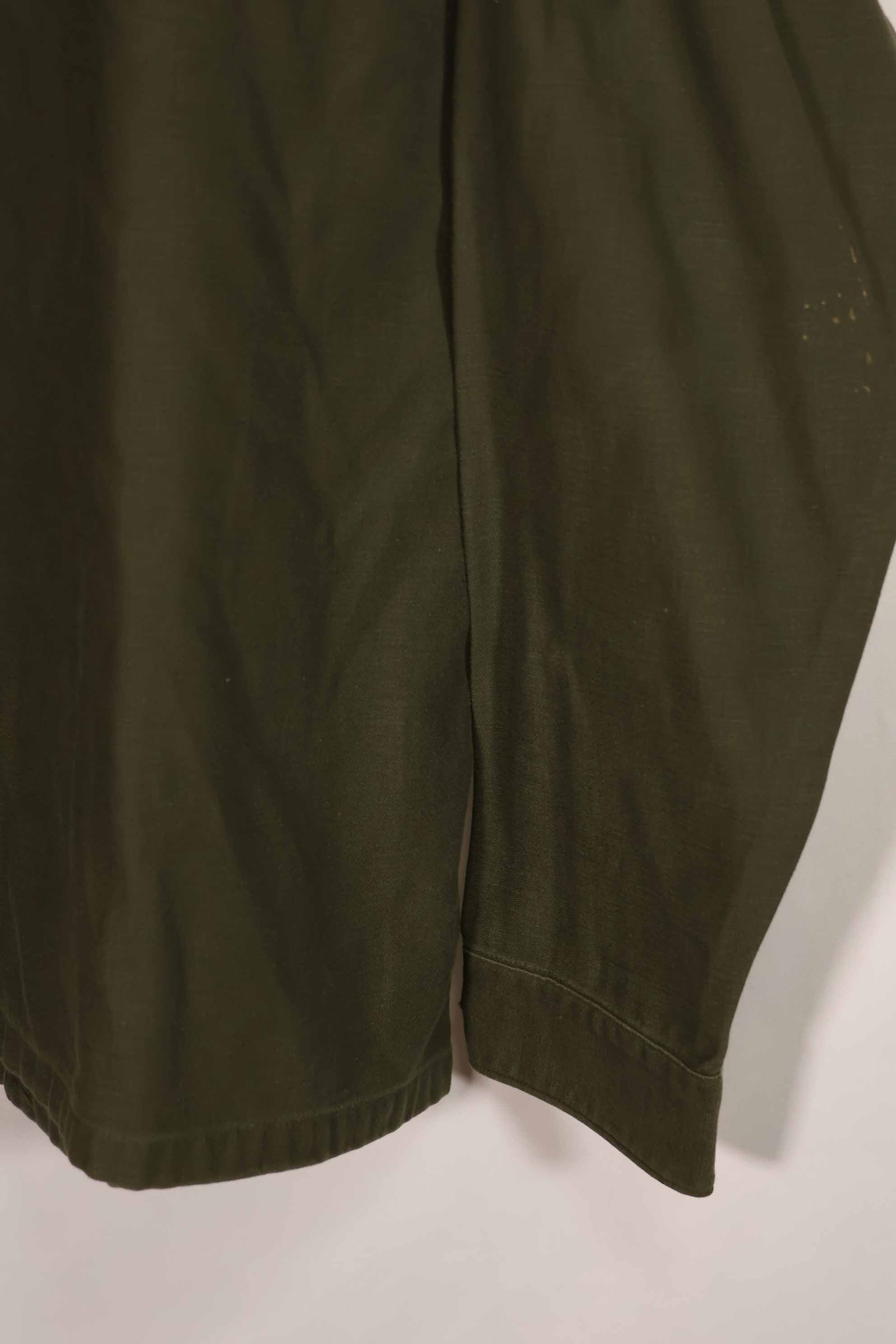 実物 1973年製 アメリカ軍 OG-107 ユーティリティシャツ 16 1/2 x 36 中古品 E