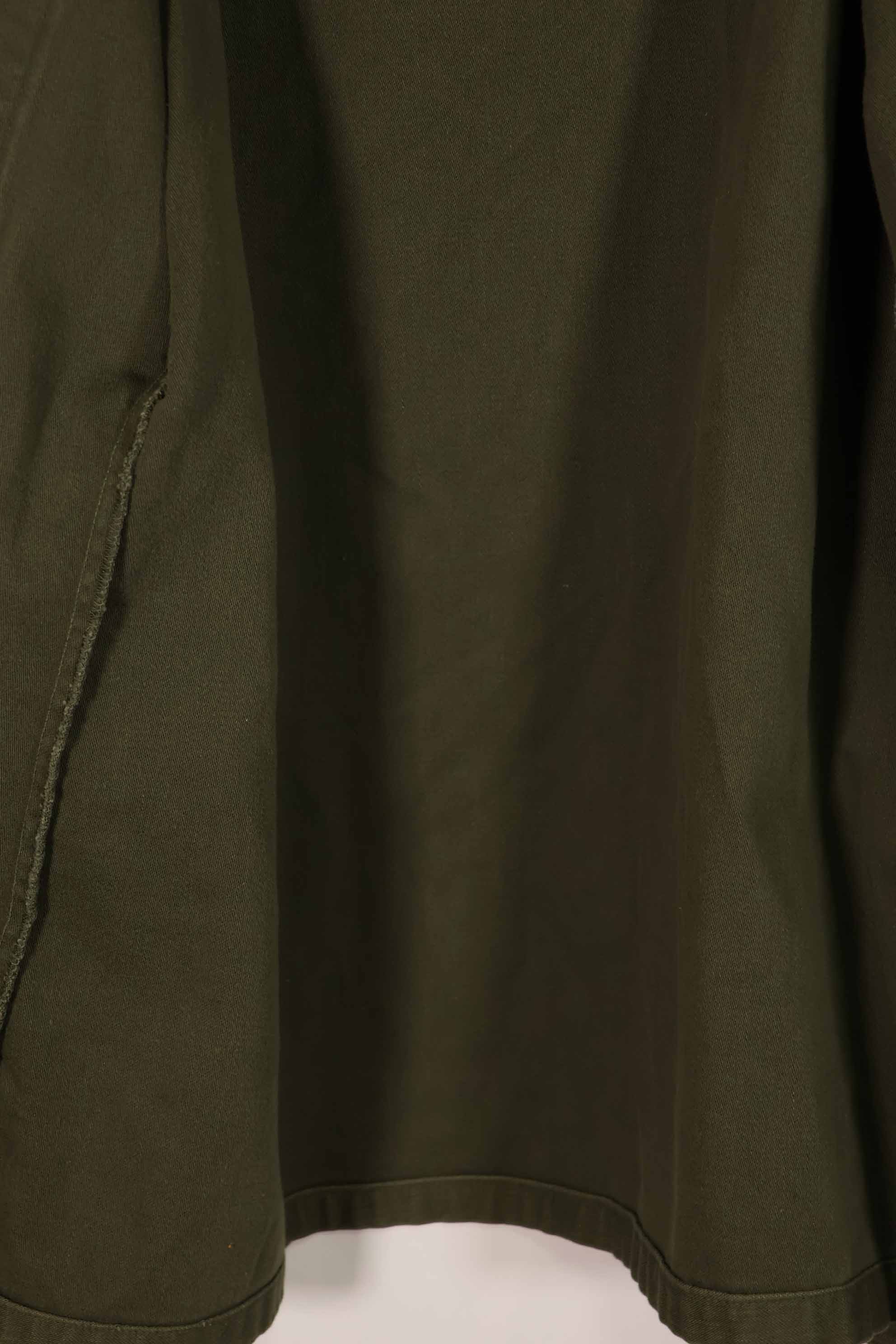 実物 1973年製 アメリカ軍 OG-107 ユーティリティシャツ 16 1/2 x 36 中古品 E