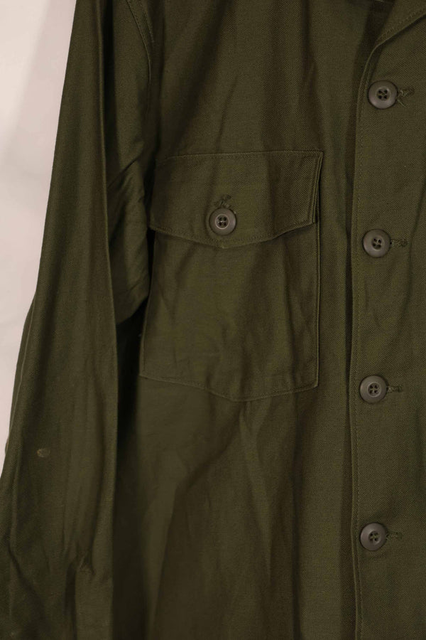実物 1967年製 アメリカ軍 OG-107 ユーティリティシャツ ほぼ未使用品 D