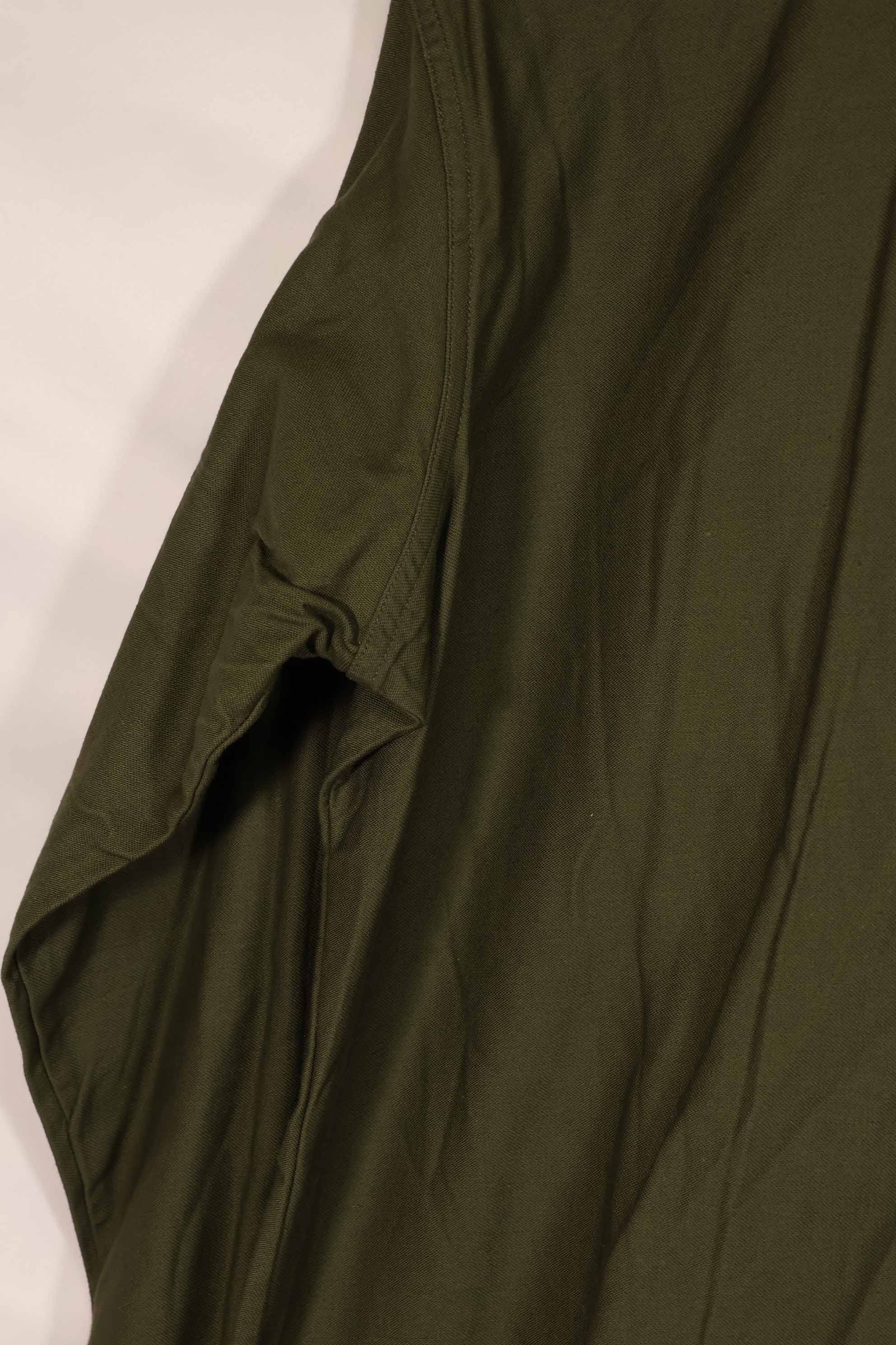 実物 1967年製 アメリカ軍 OG-107 ユーティリティシャツ ほぼ未使用品 D