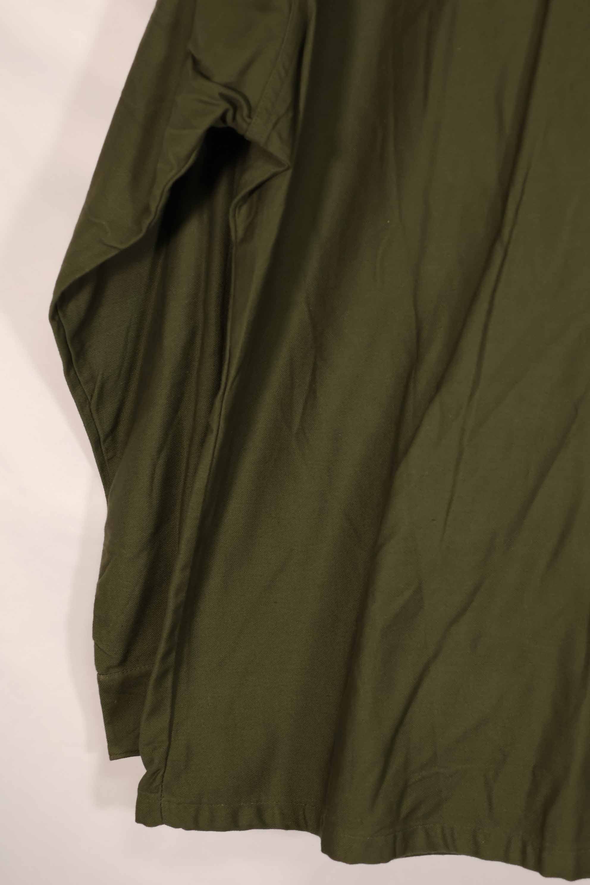 実物 1967年製 アメリカ軍 OG-107 ユーティリティシャツ ほぼ未使用品 D