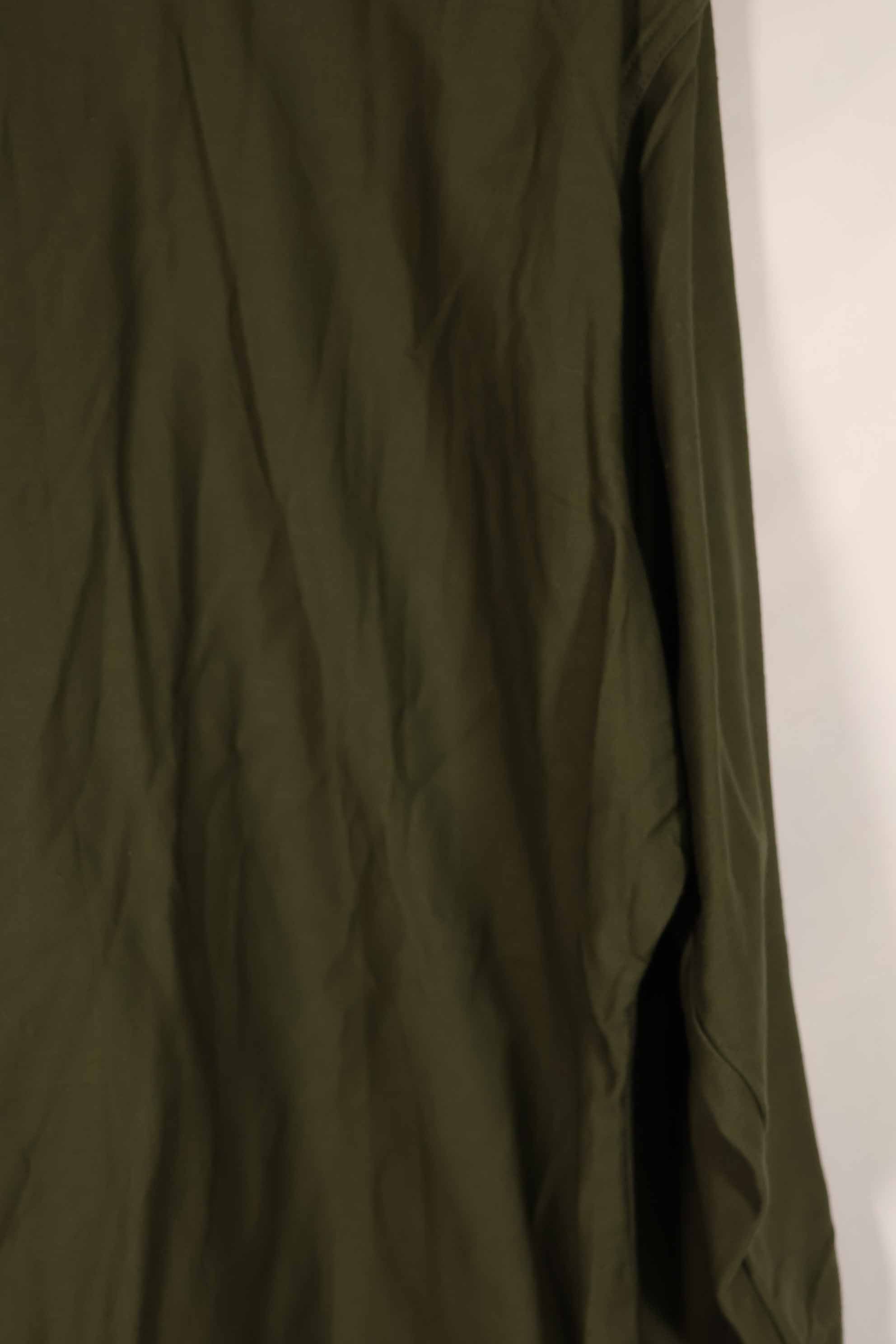 実物 1967年製 アメリカ軍 OG-107 ユーティリティシャツ ほぼ未使用品 D