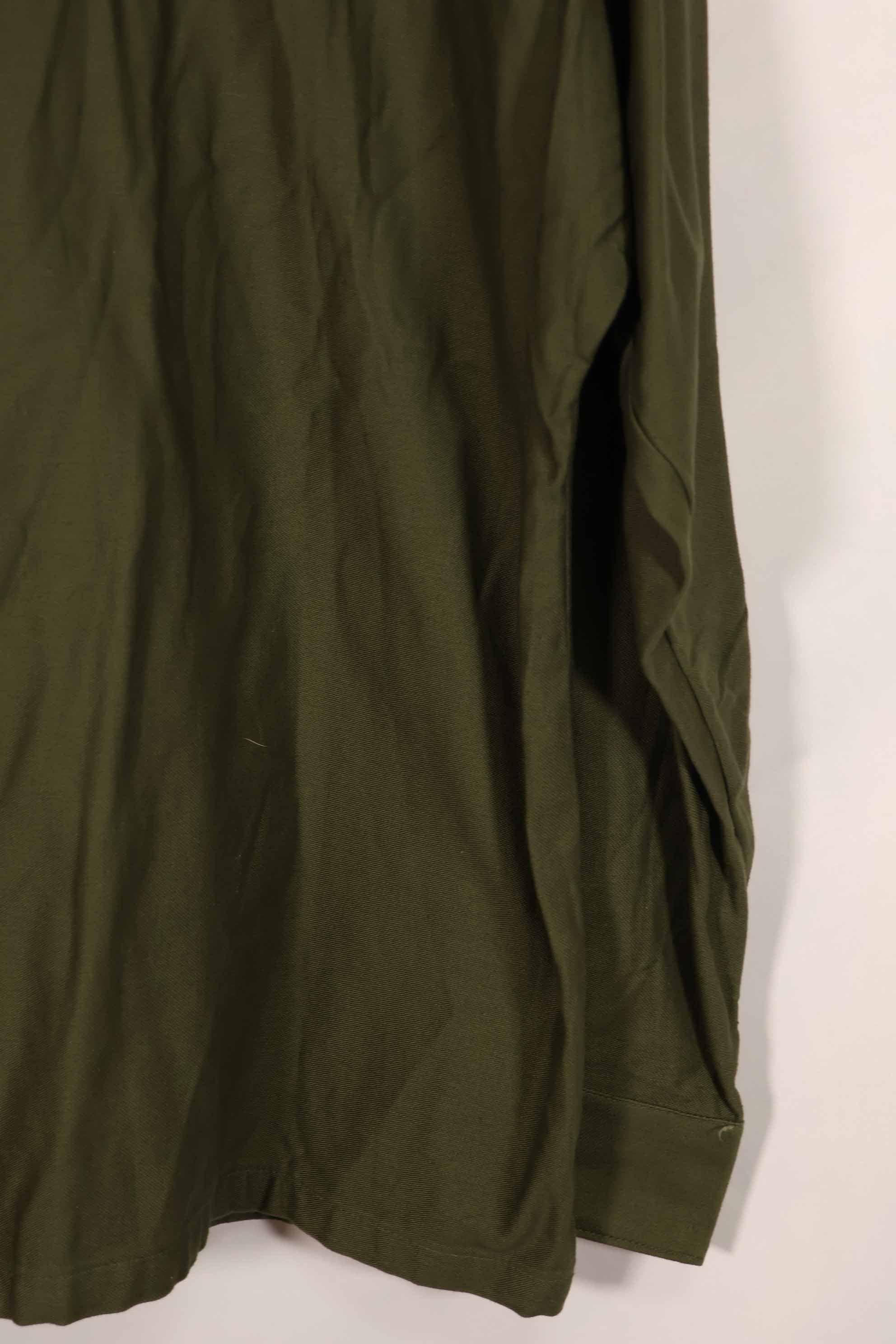 実物 1967年製 アメリカ軍 OG-107 ユーティリティシャツ ほぼ未使用品 D