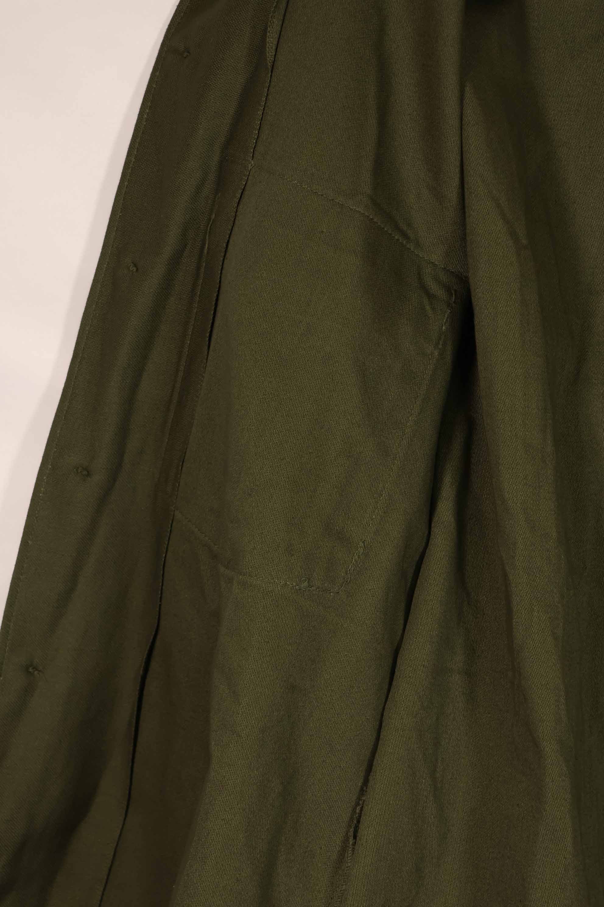 実物 1967年製 アメリカ軍 OG-107 ユーティリティシャツ ほぼ未使用品 D