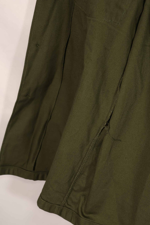 実物 1967年製 アメリカ軍 OG-107 ユーティリティシャツ ほぼ未使用品 D