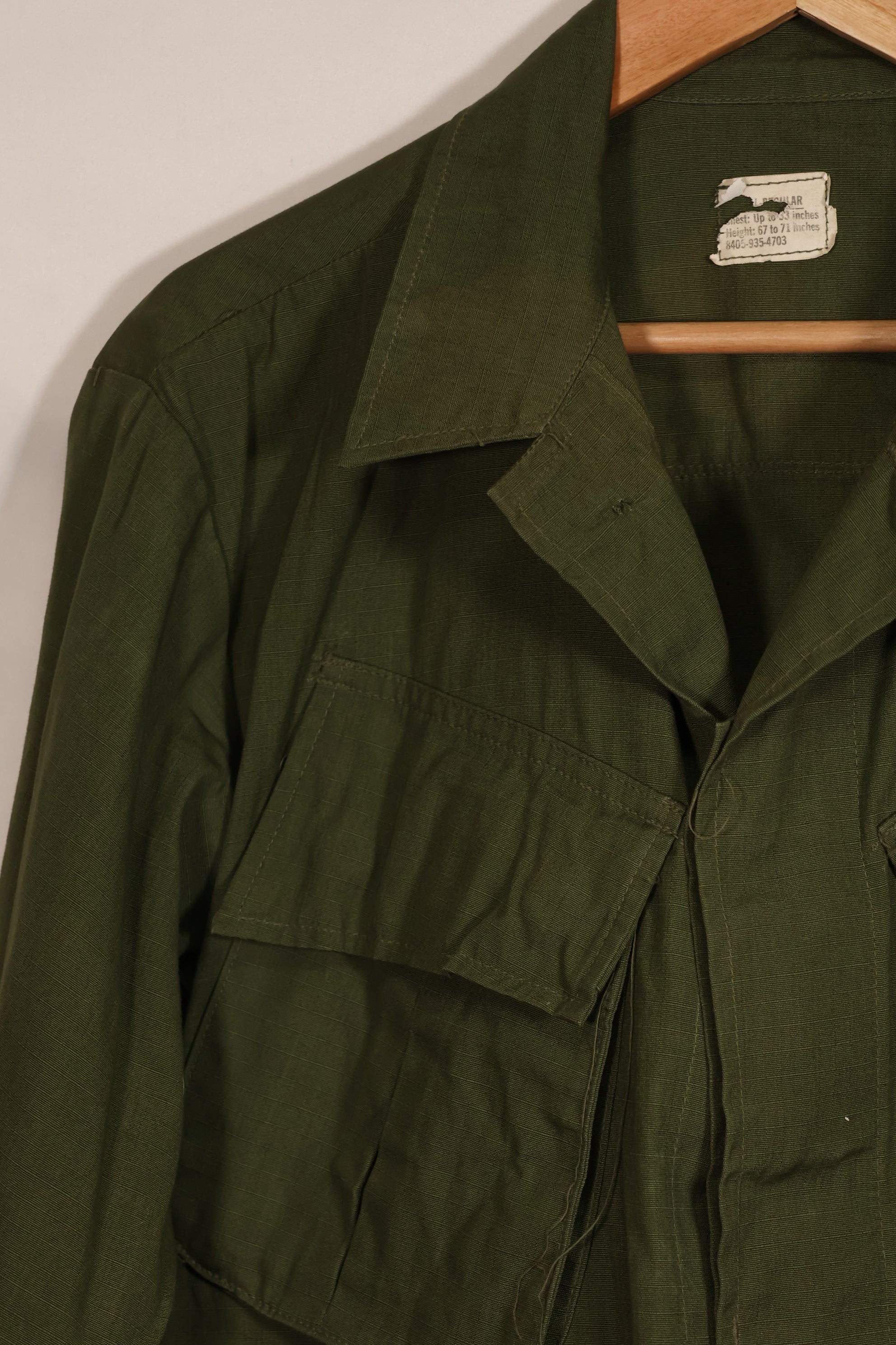 実物 1969年製 4th Model ジャングルファティーグ ジャケット X-S-R 状態良い 中古品