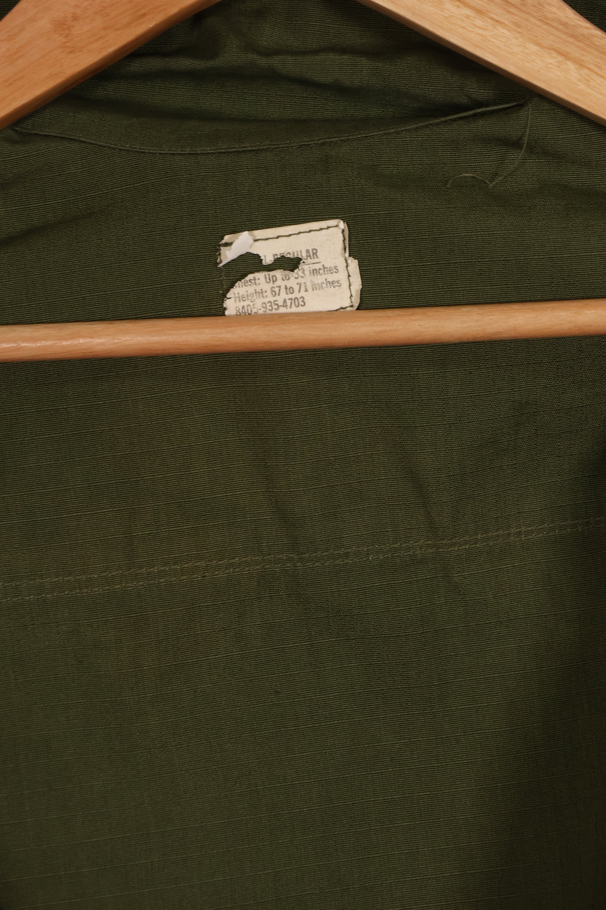 実物 1969年製 4th Model ジャングルファティーグ ジャケット X-S-R 状態良い 中古品