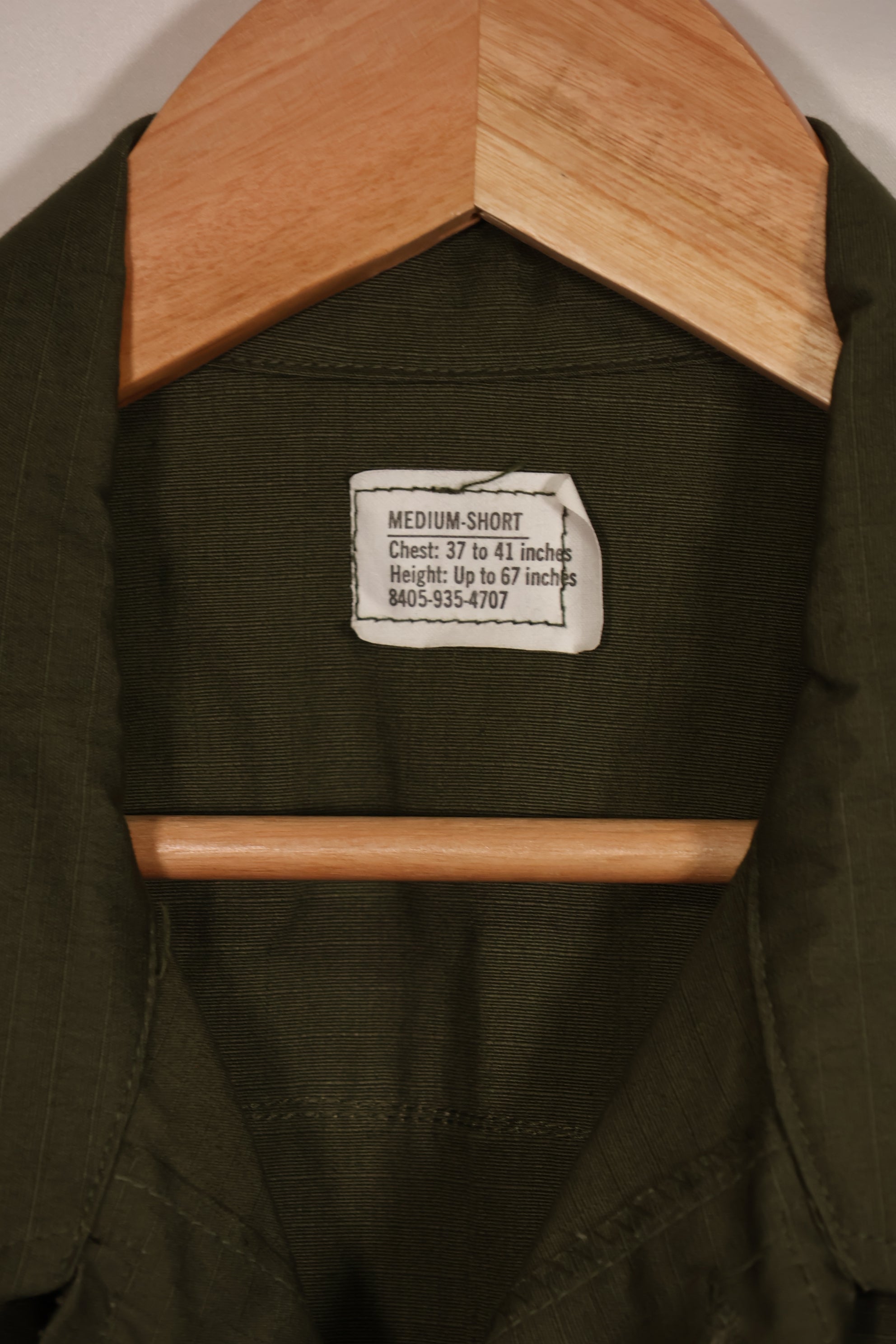 実物 デッドストック 1970年製 4th Model ジャングルファティーグ ジャケット M-S