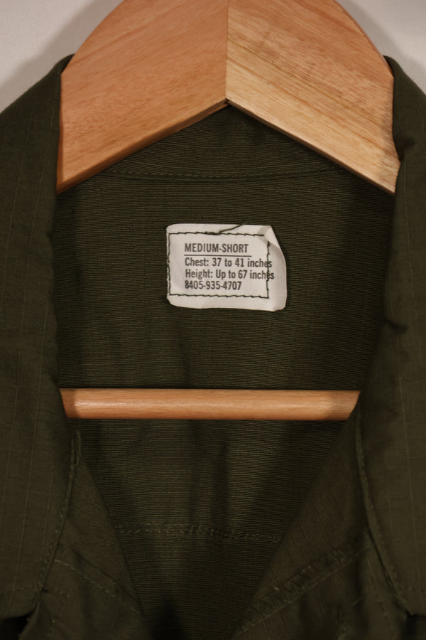 実物 デッドストック 1970年製 4th Model ジャングルファティーグ ジャケット M-S