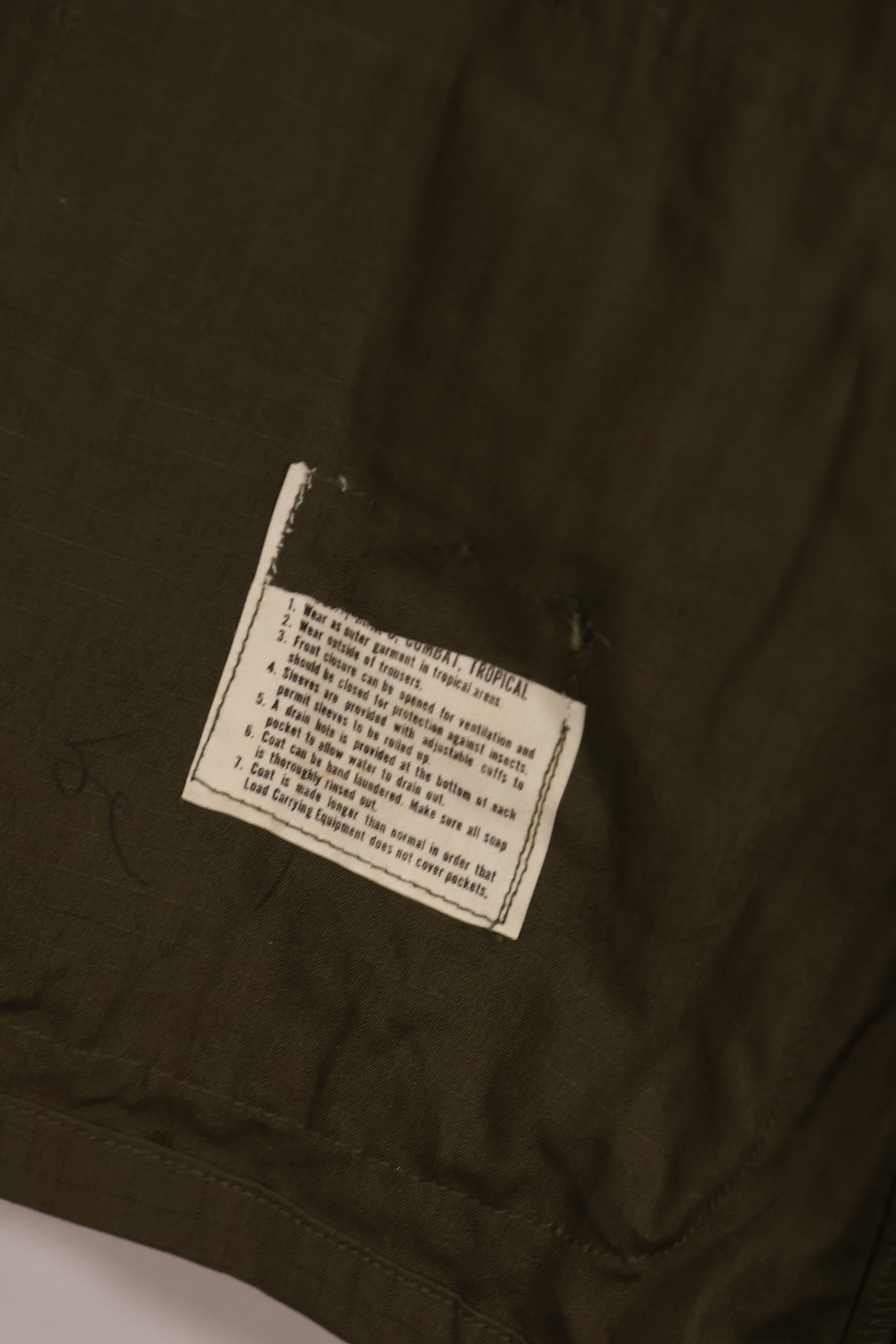 実物 年代不明 4th Model ジャングルファティーグ ジャケット X-S-S 状態良い 中古品