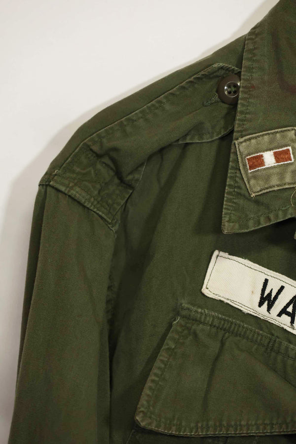 1965〜66年頃 2nd Model ジャングルファティーグ ジャケット S-L パッチ付き 中古品