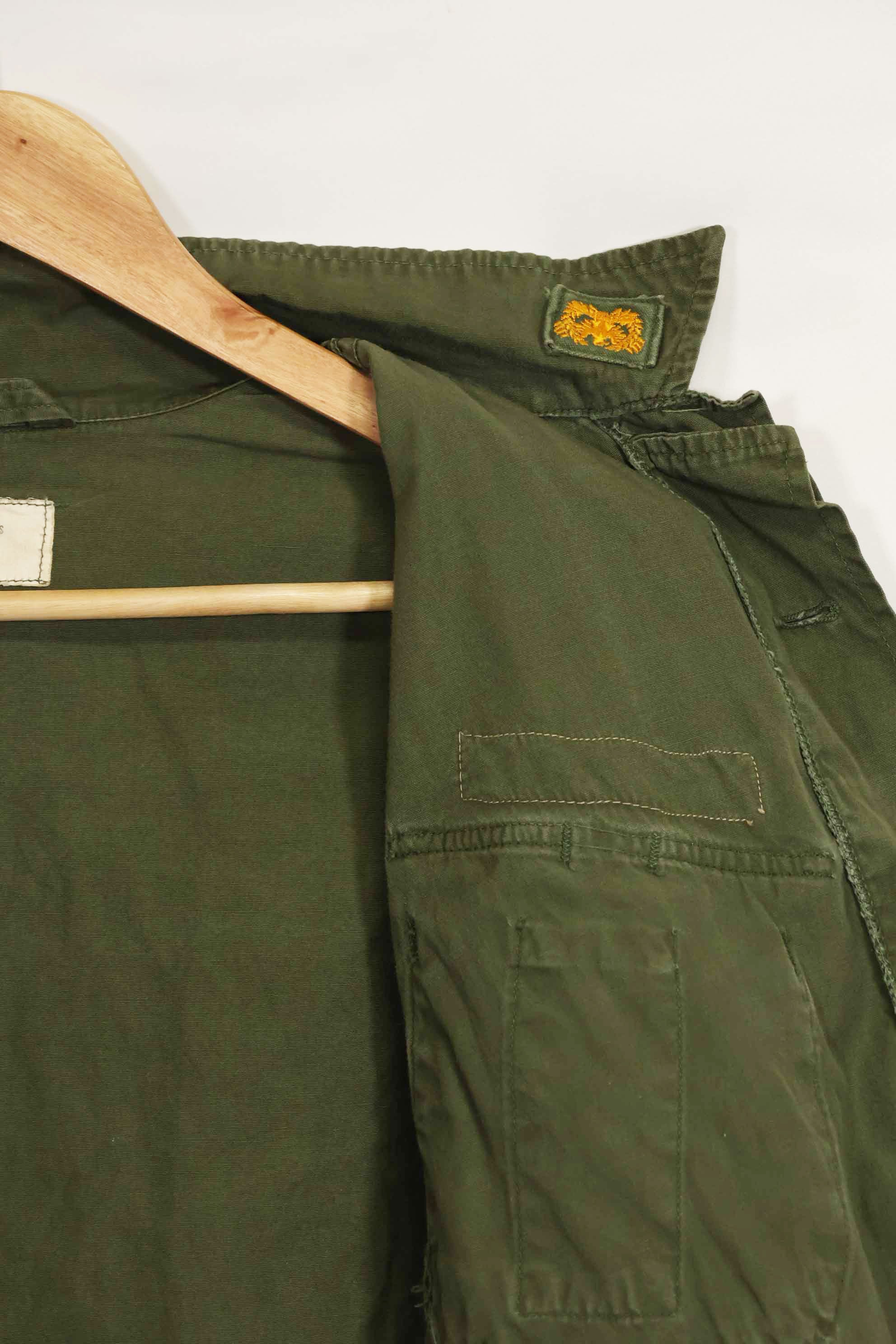 1965〜66年頃 2nd Model ジャングルファティーグ ジャケット S-L パッチ付き 中古品