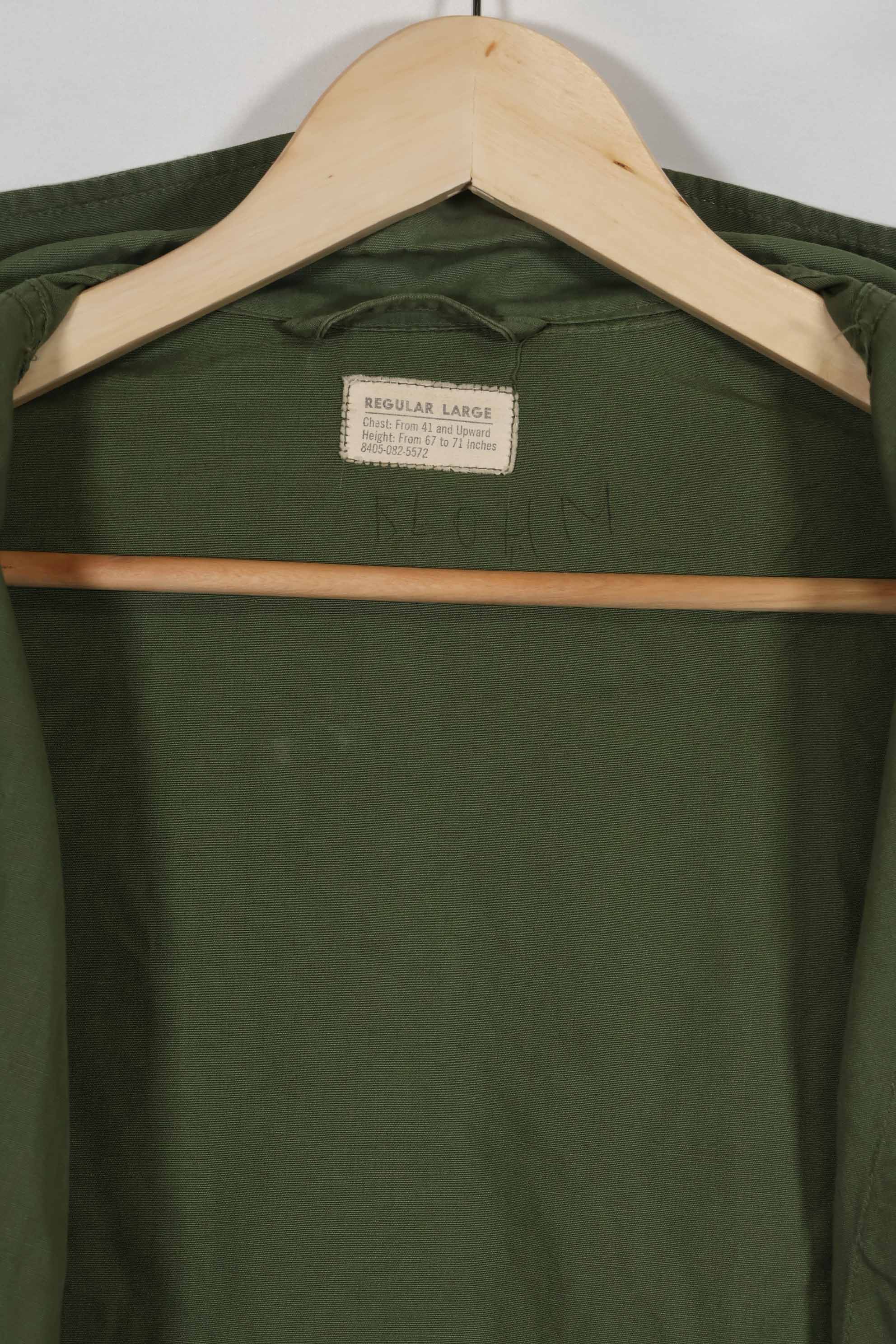 1963年製 1st Model ジャングルファティーグ ジャケット L-R 中古品 大きめサイズ