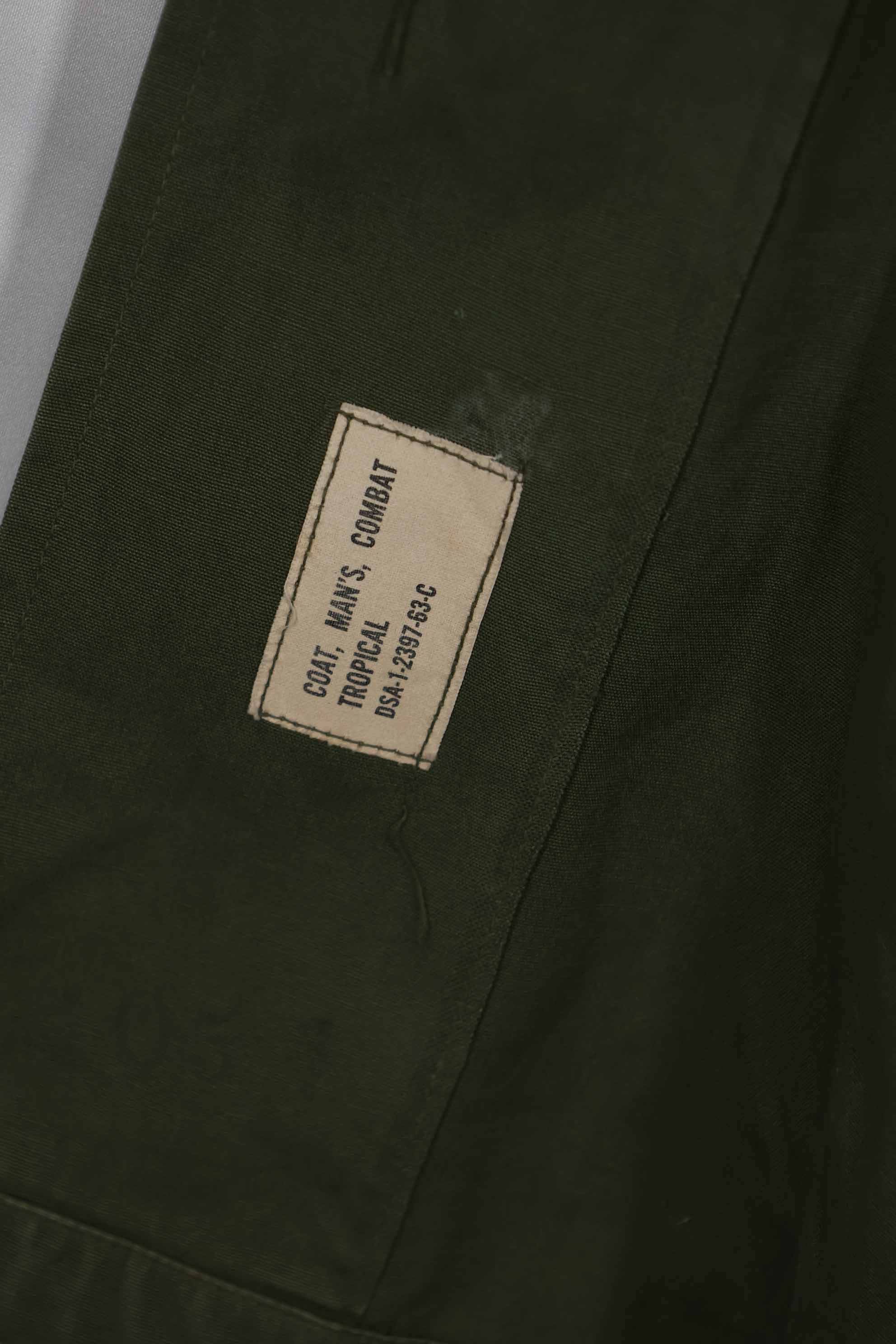 1963年製 1st Model ジャングルファティーグ ジャケット L-R 中古品 大きめサイズ