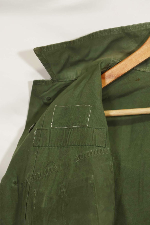 1963年契約 1st Model ジャングルファティーグ ジャケット ラベルなし パッチ後付け 中古品